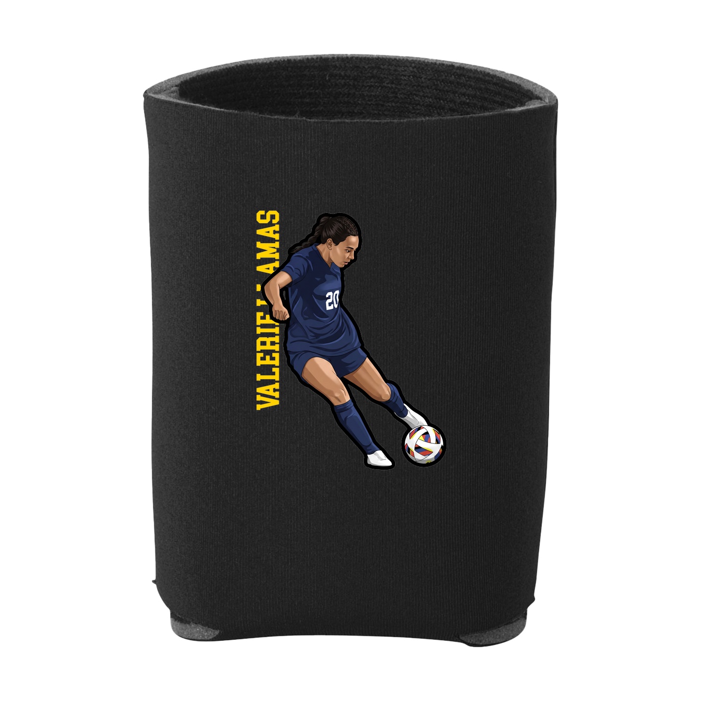Can Holder — Name Vertical in Black