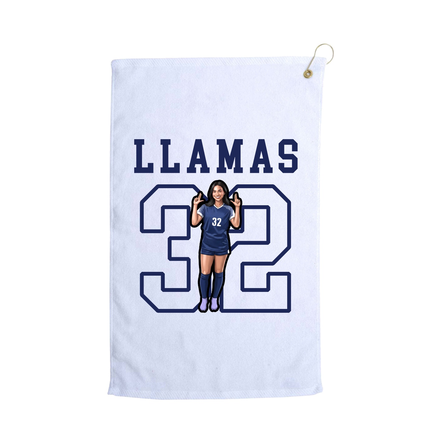 Golf Towel — Shirsey in White