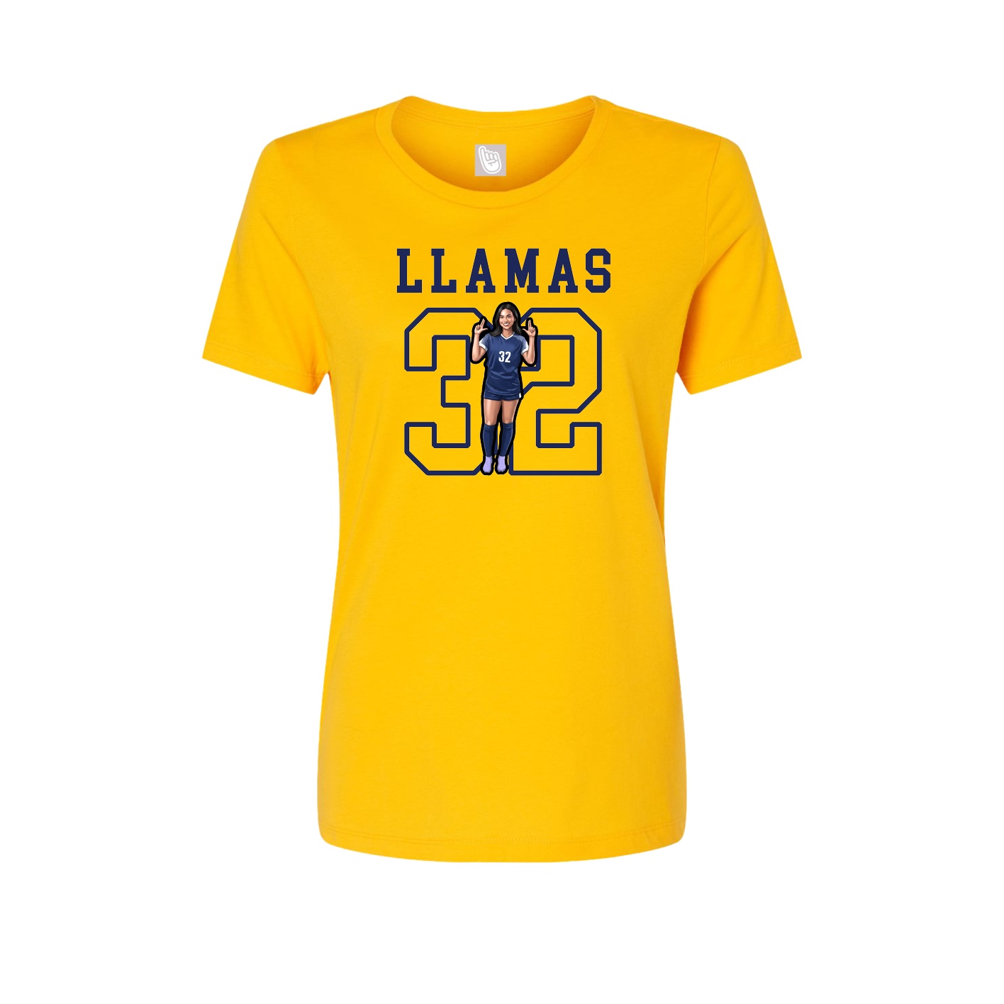 Fitted Women's Tee — Shirsey in Gold