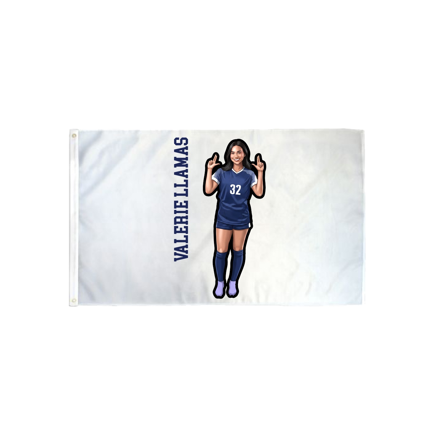 3x5 Flag — Name Vertical in Classic