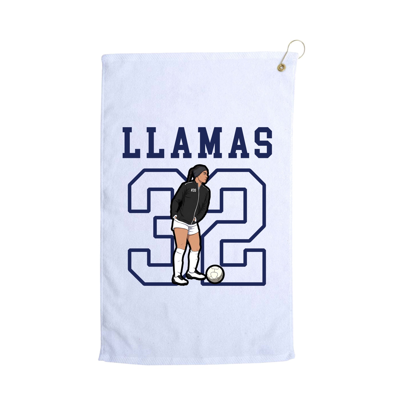 Golf Towel — Shirsey in White