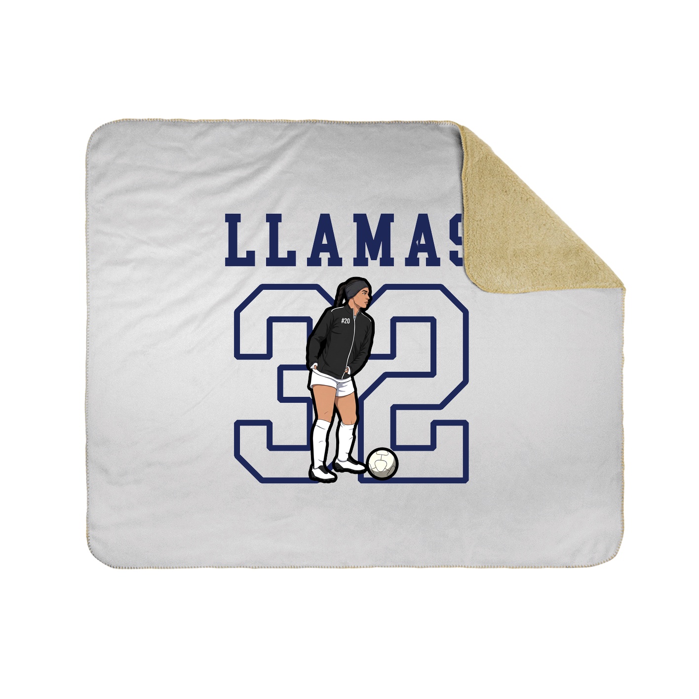 Throw Blanket — Shirsey in White