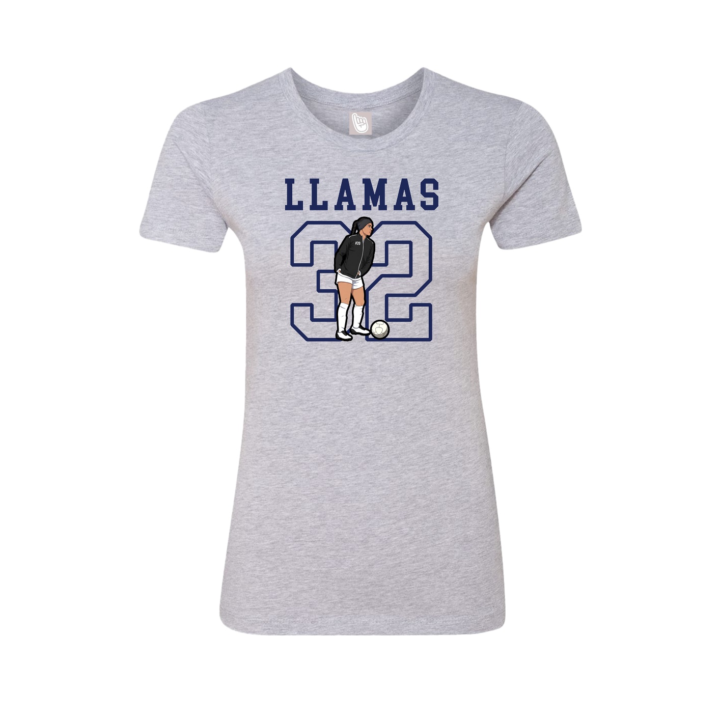 Fitted Women's Tee — Shirsey in Grey