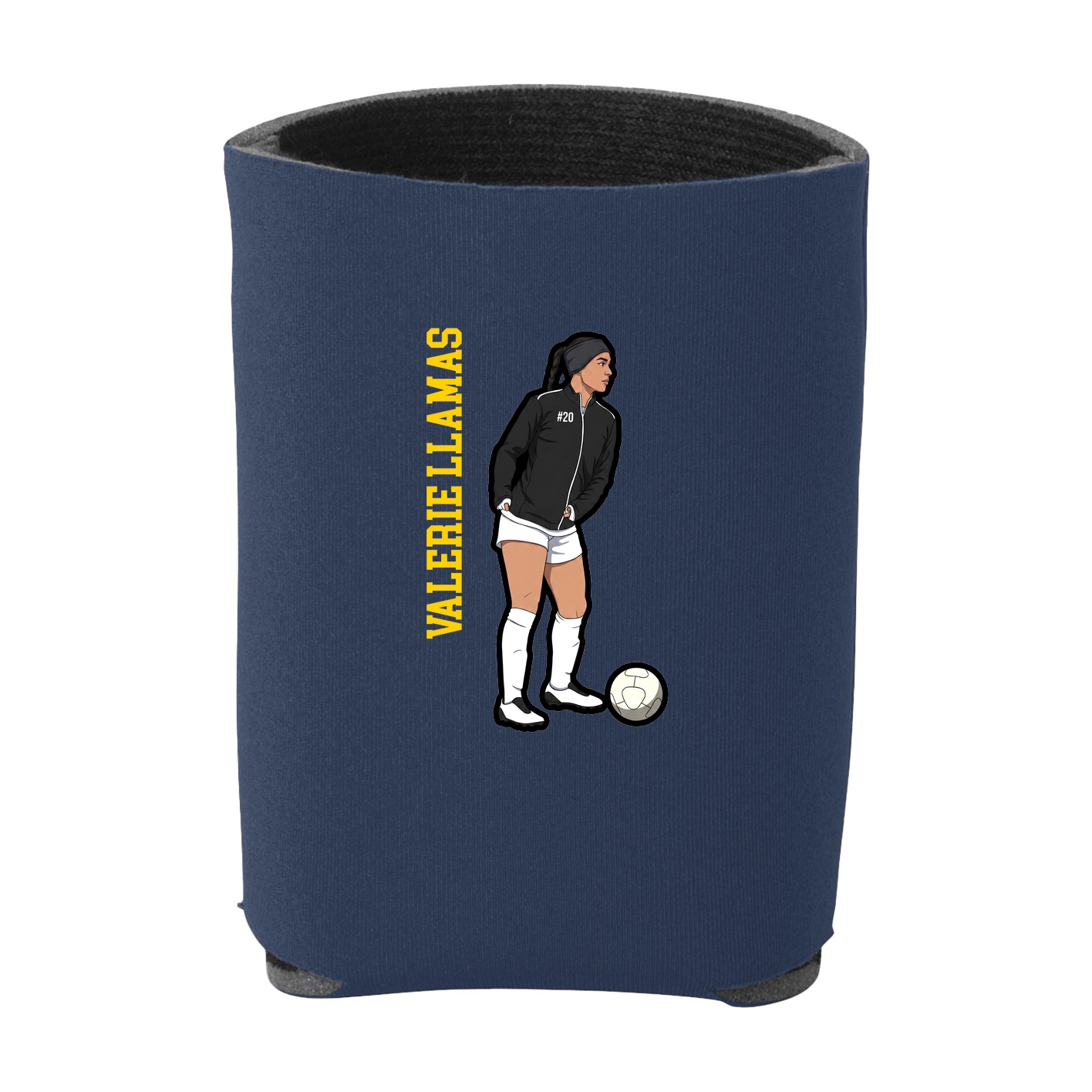 Can Holder — Name Vertical in Navy
