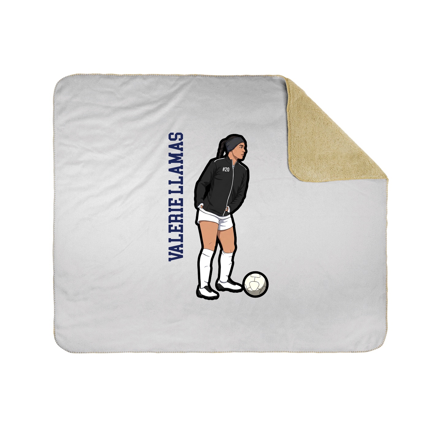 50x60 Sherpa Lined Throw Blanket