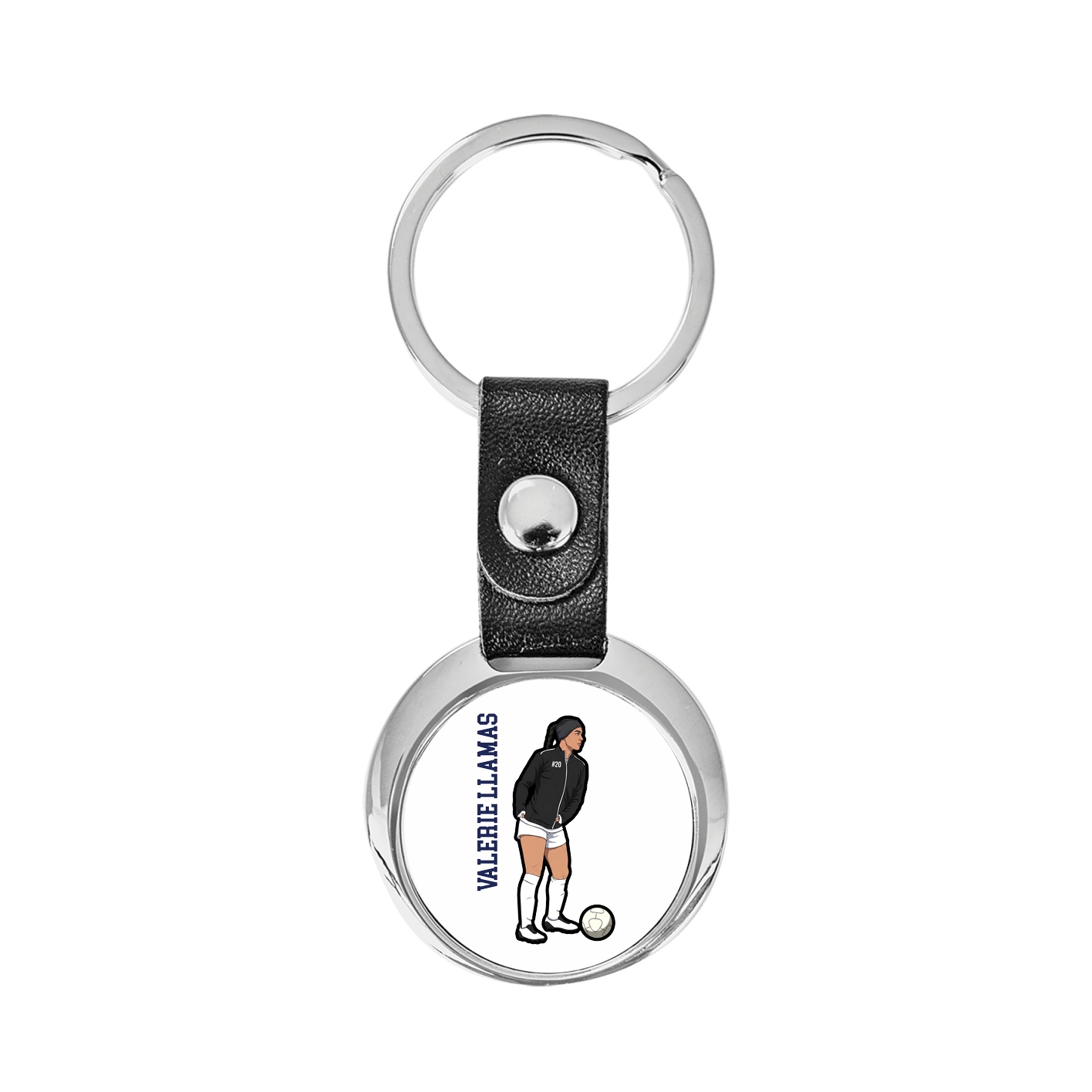 Key Chain — Name Vertical in Classic