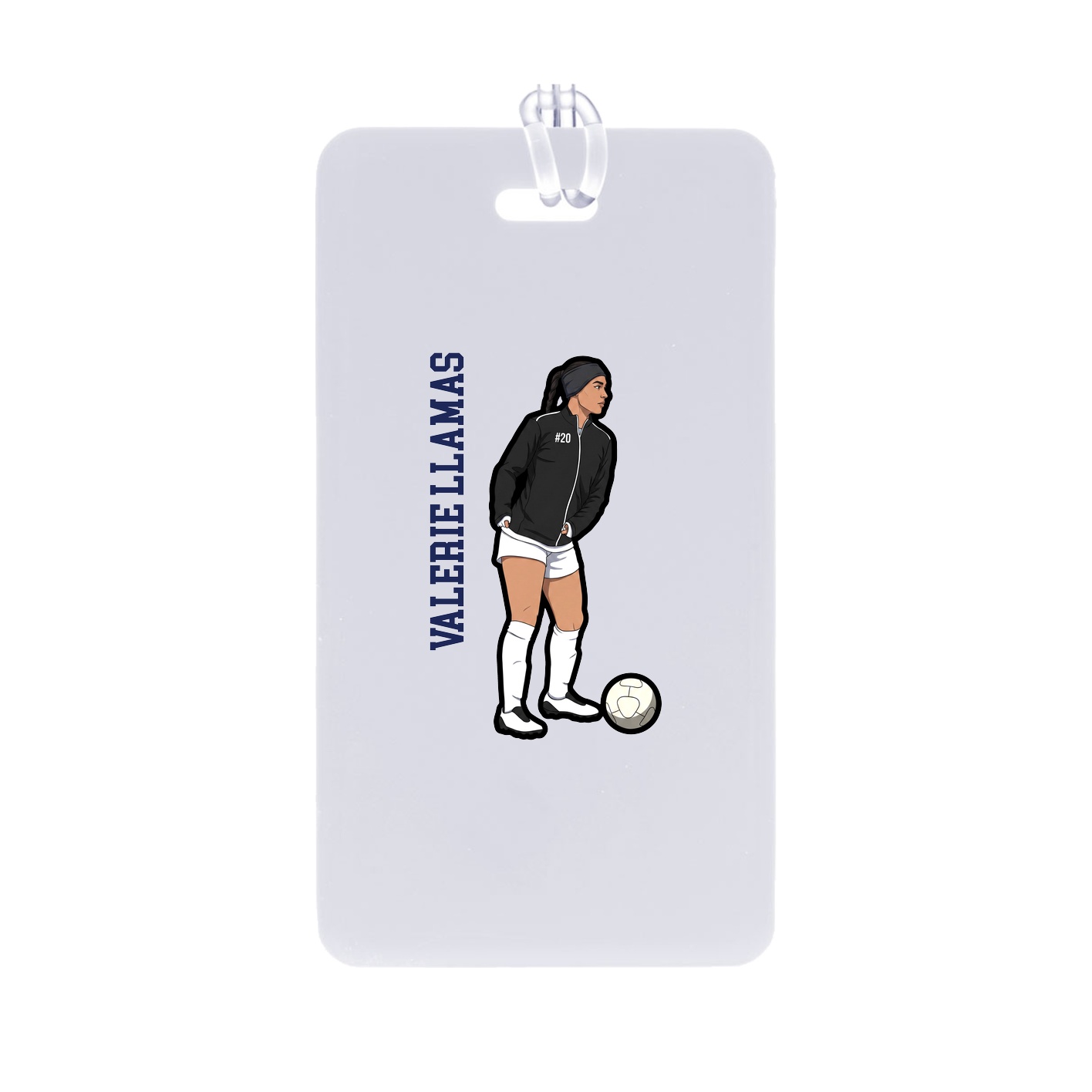 Bag Tag — Name Vertical in Classic