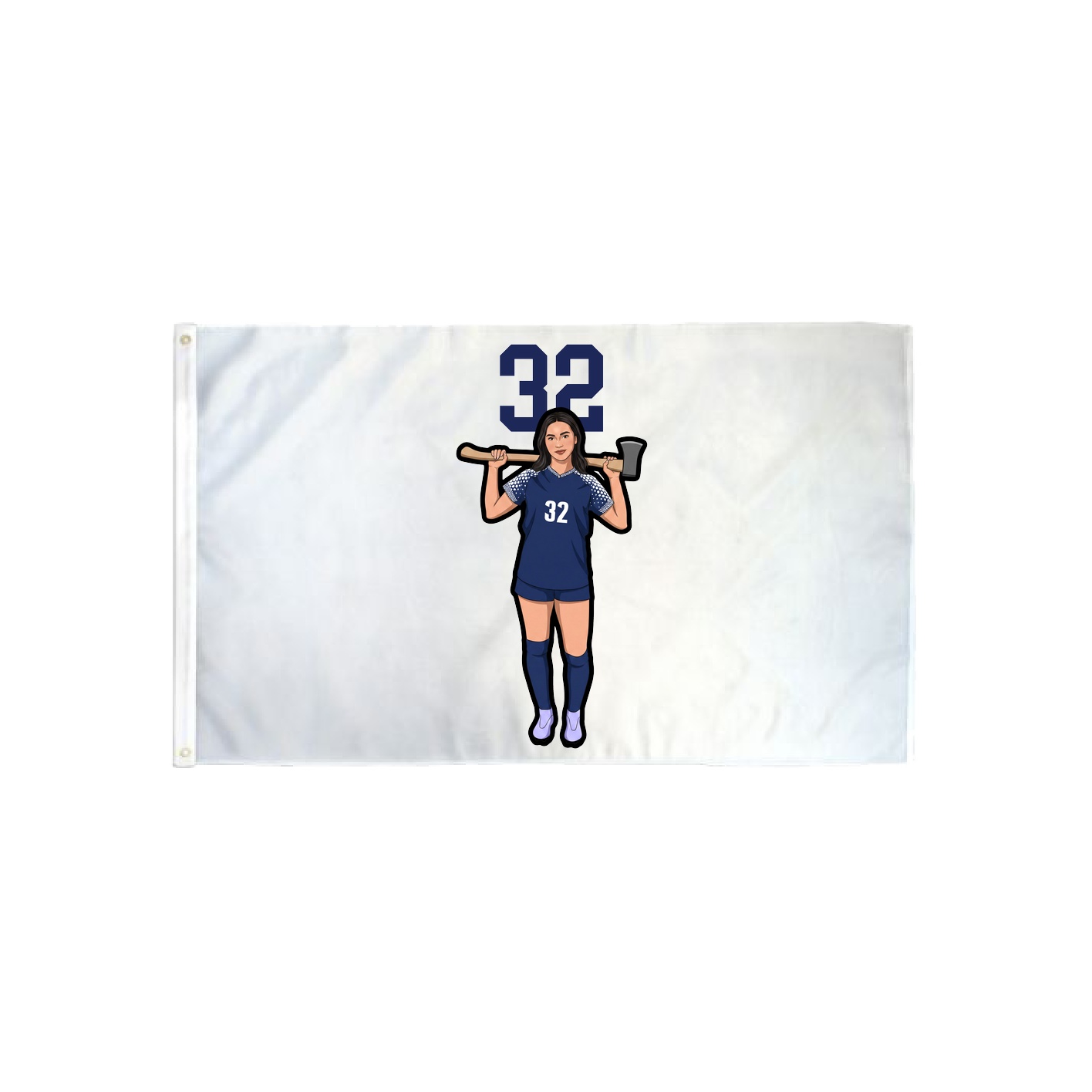 3x5 Flag — Number Top in Classic