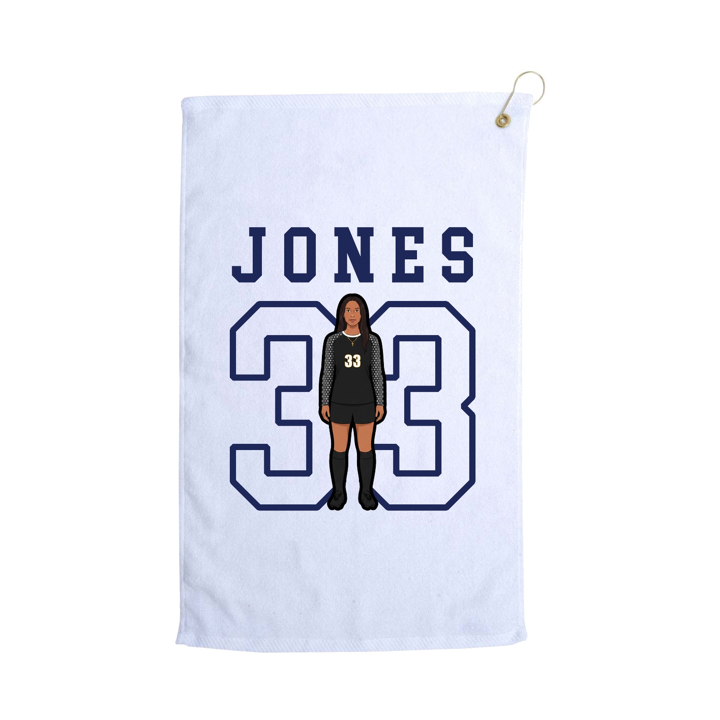 Golf Towel — Shirsey in White