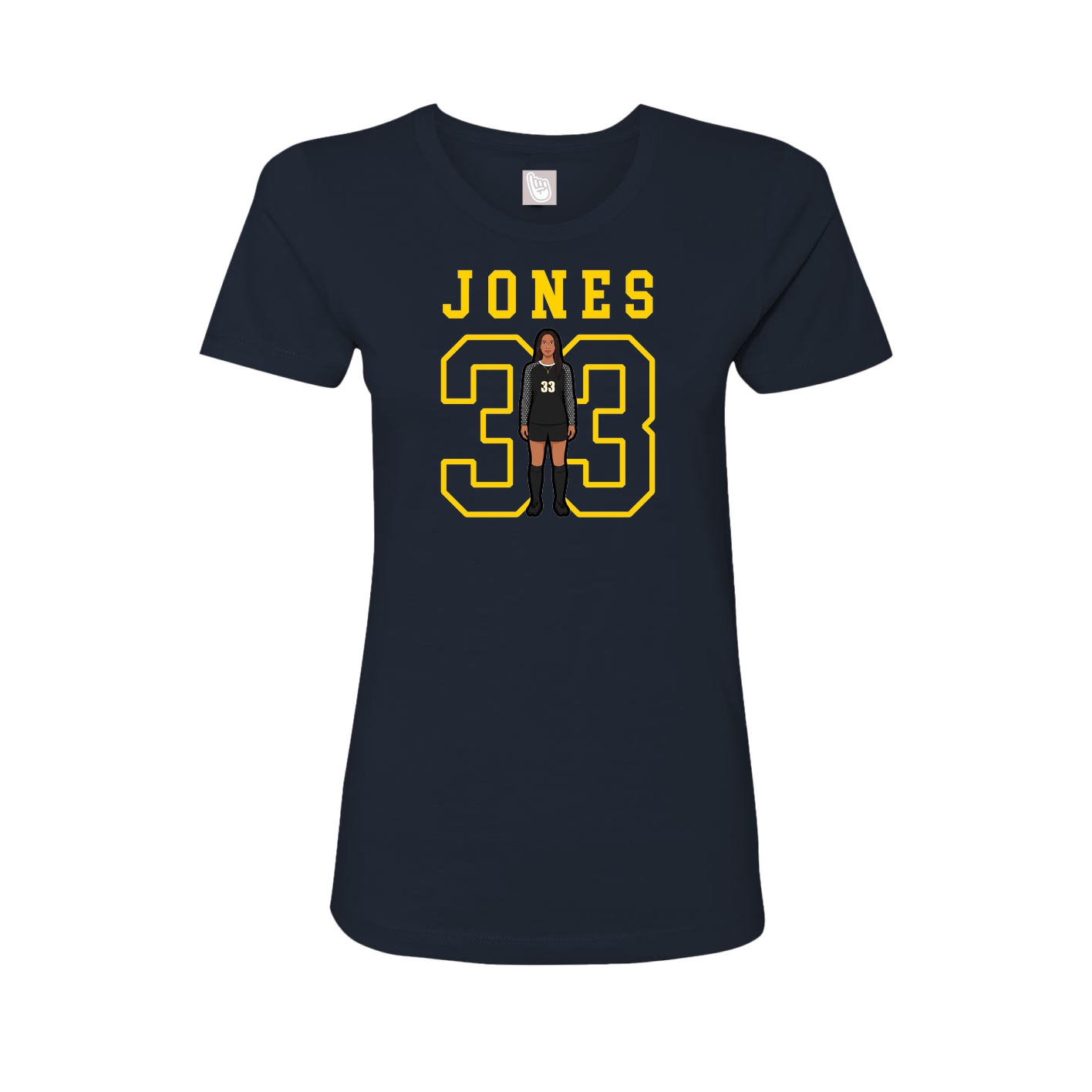 Fitted Women's Tee — Shirsey in Navy