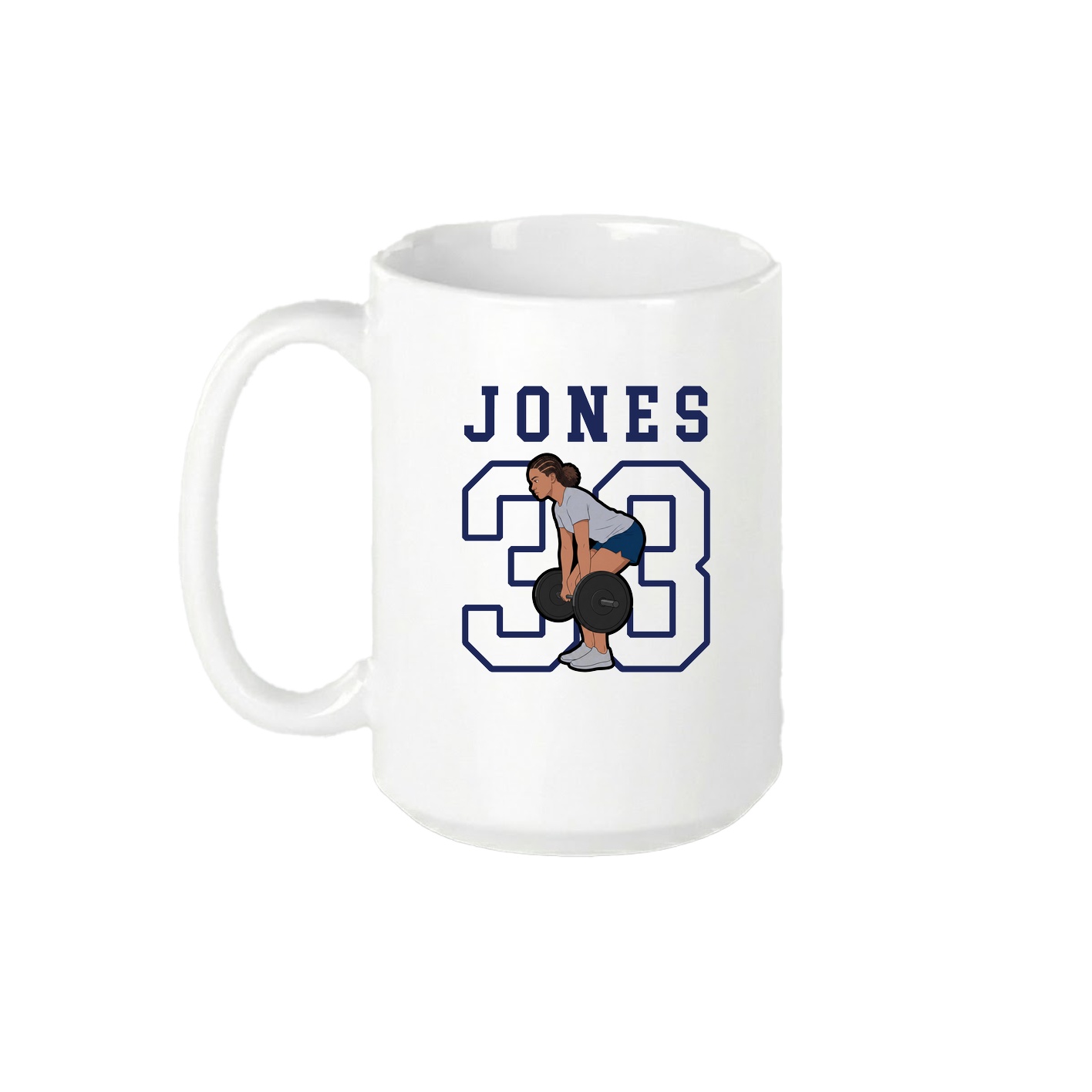 15oz Coffee Mug — Shirsey in White