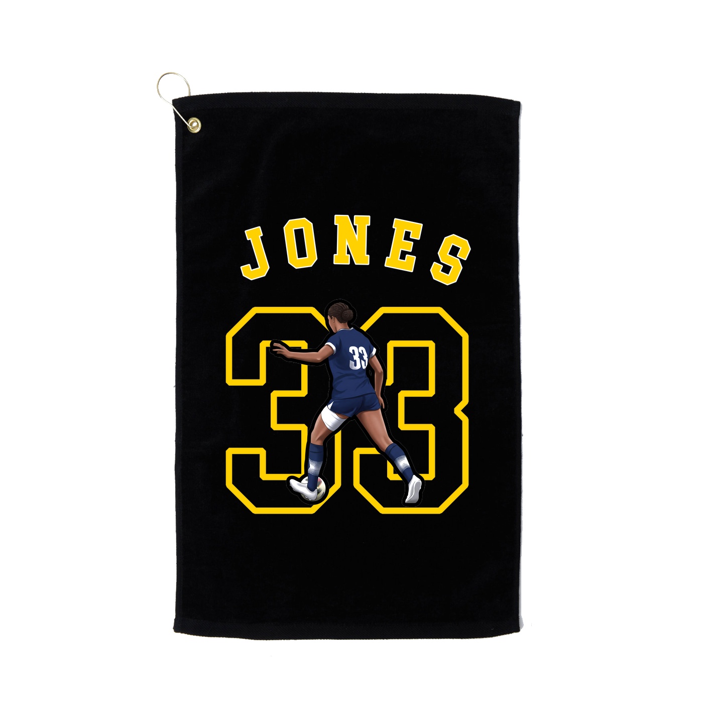Golf Towel — Shirsey Arch in Black