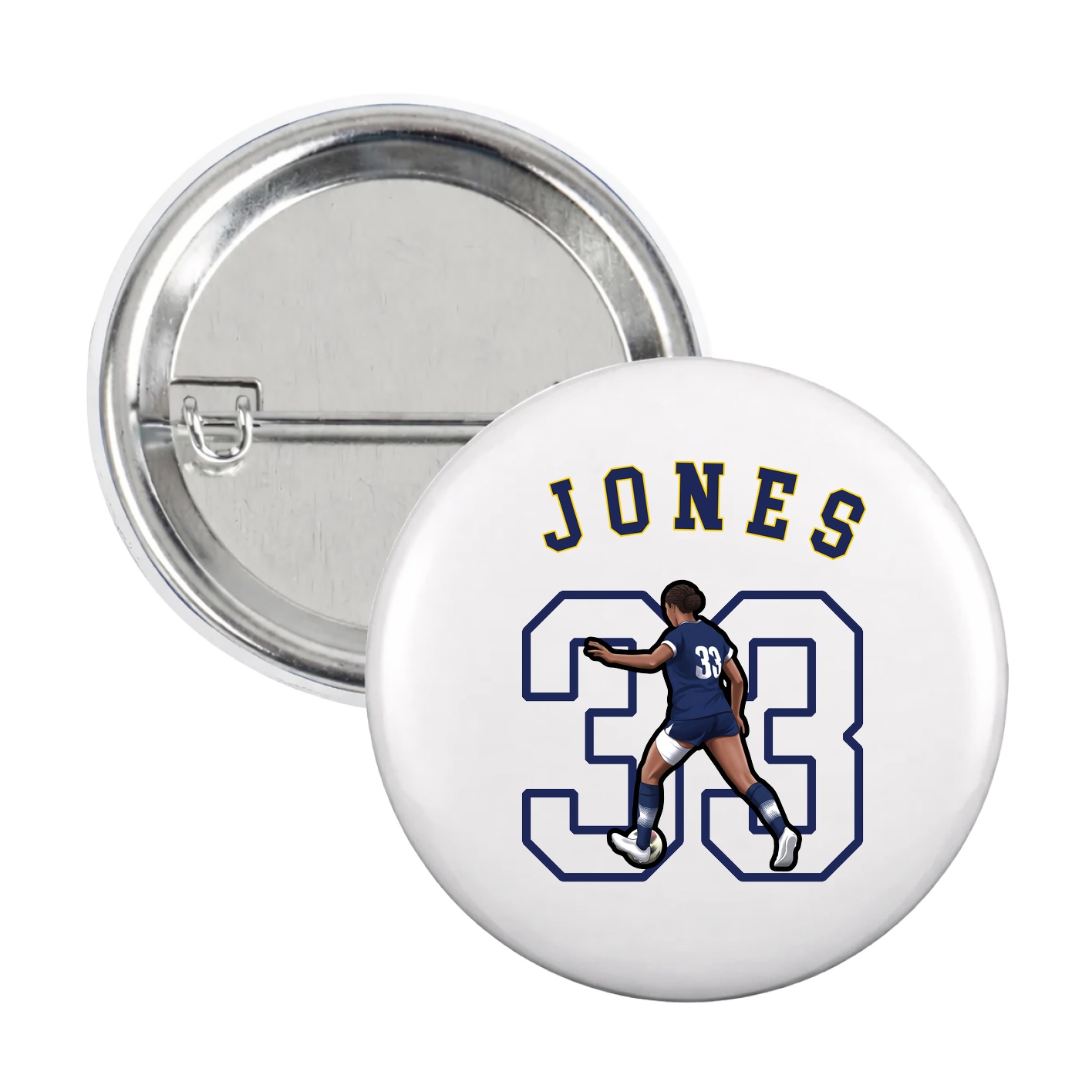 Game Day Button — Shirsey Arch in White