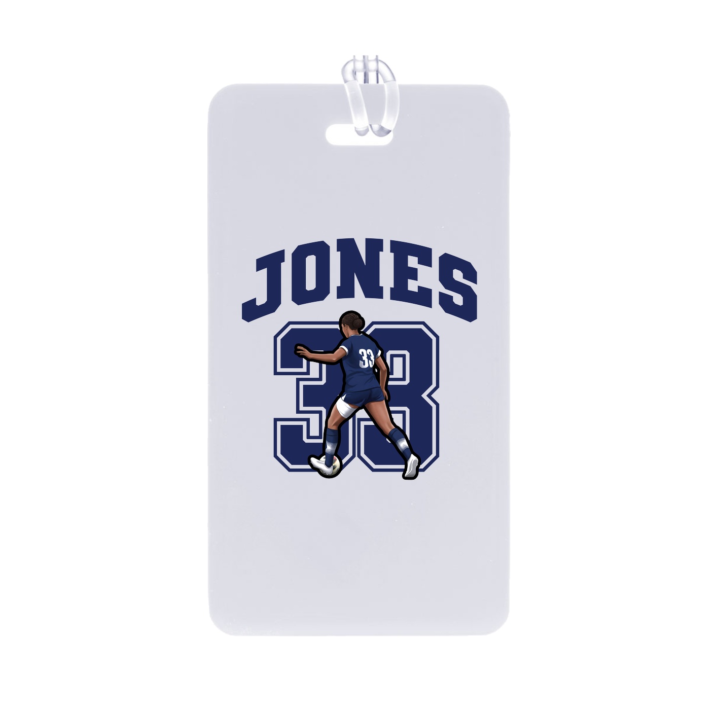 Bag Tag — Number in Classic
