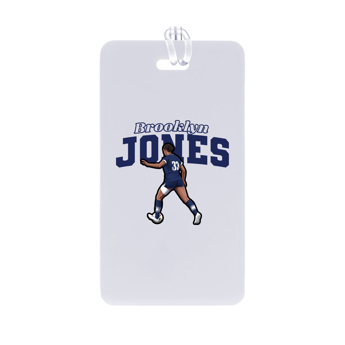 Bag Tag — Name Arch in Classic