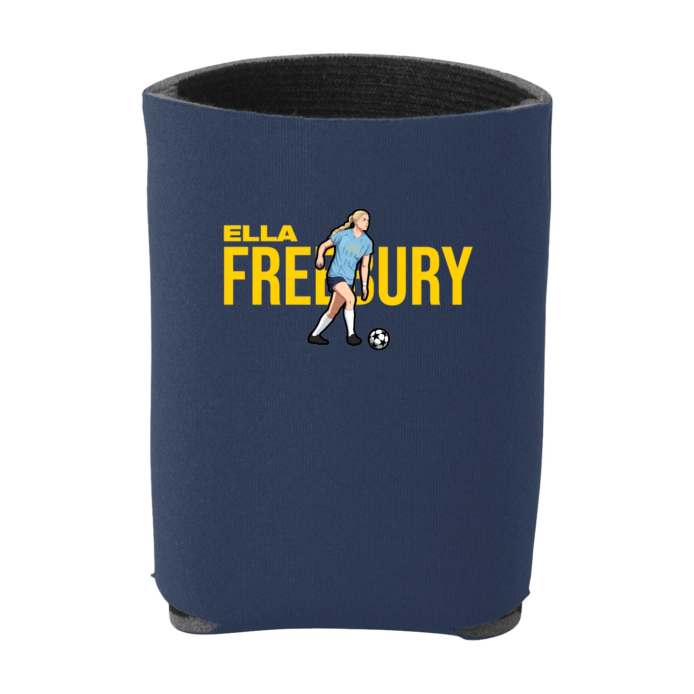 Can Holder — Player Name in Navy