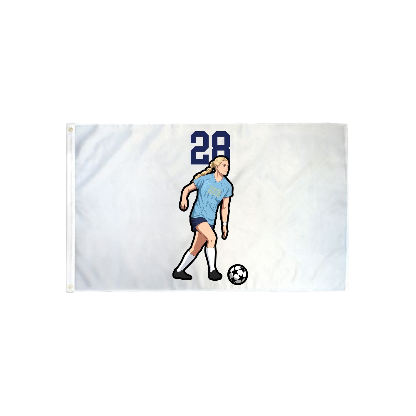 3x5 Flag — Number Top in Classic