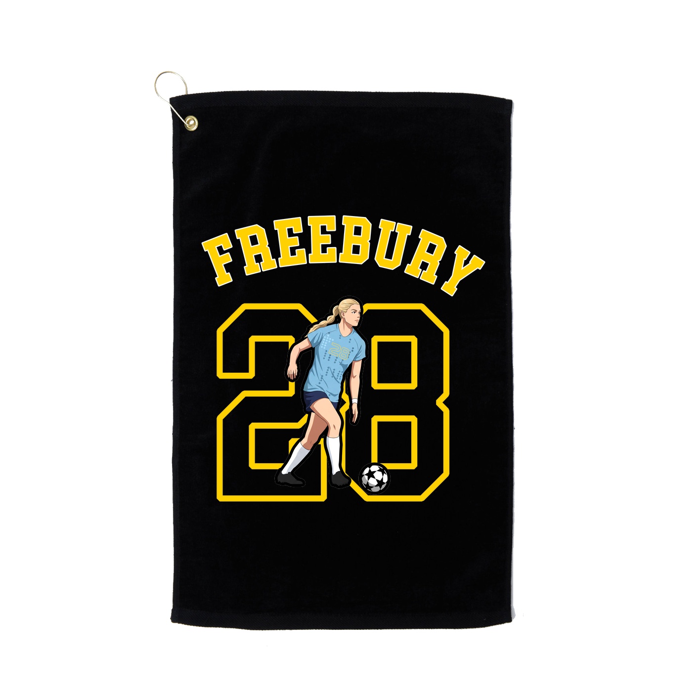 Golf Towel — Shirsey Arch in Black