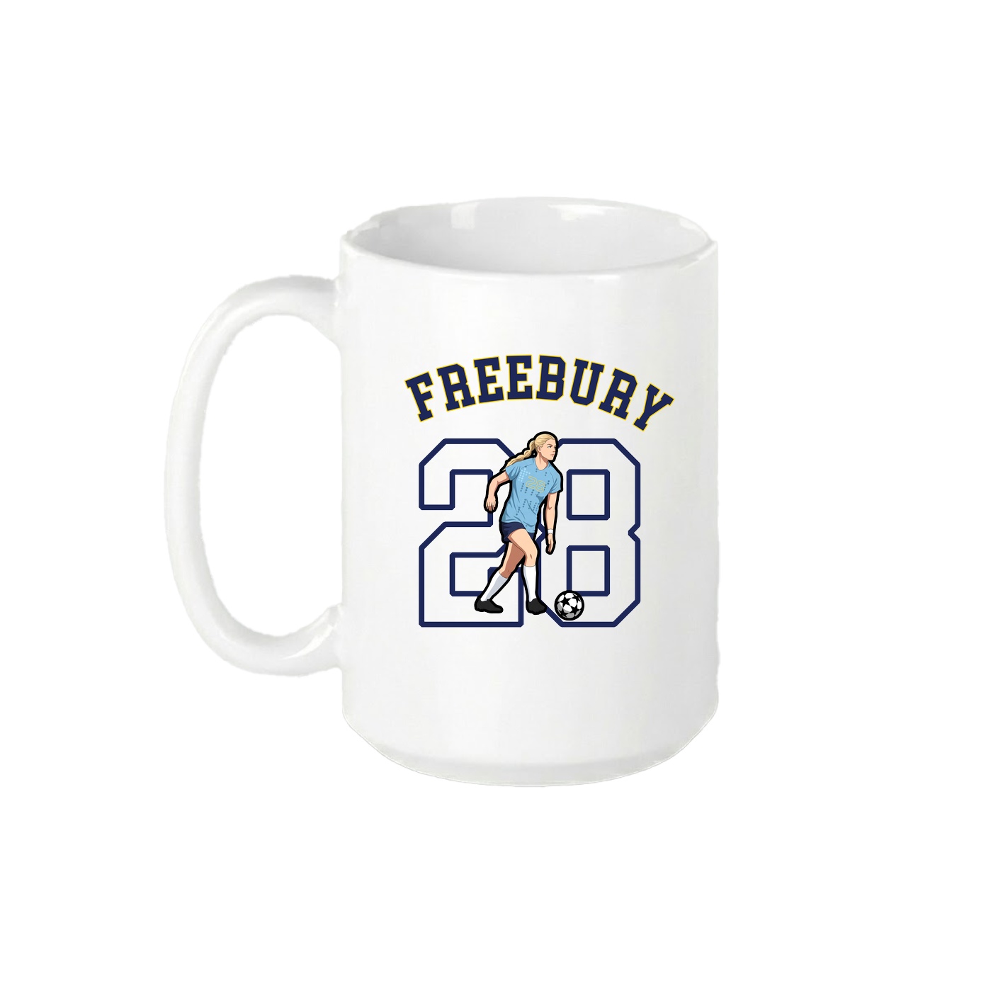 15oz Coffee Mug — Shirsey Arch in White