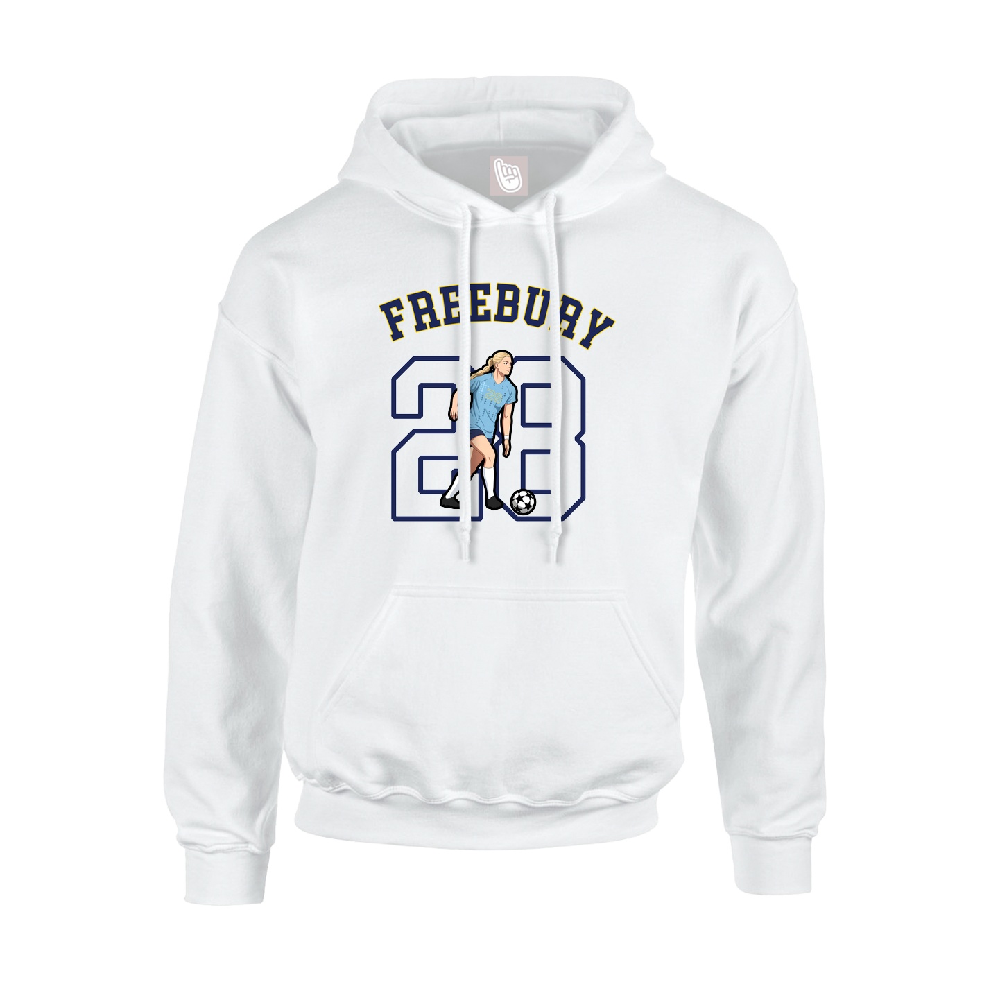 Hoodie — Shirsey Arch in White