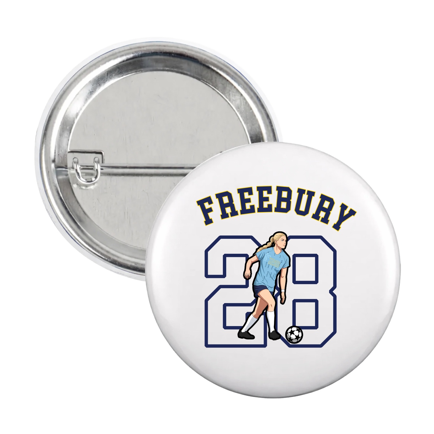 Game Day Button — Shirsey Arch in White