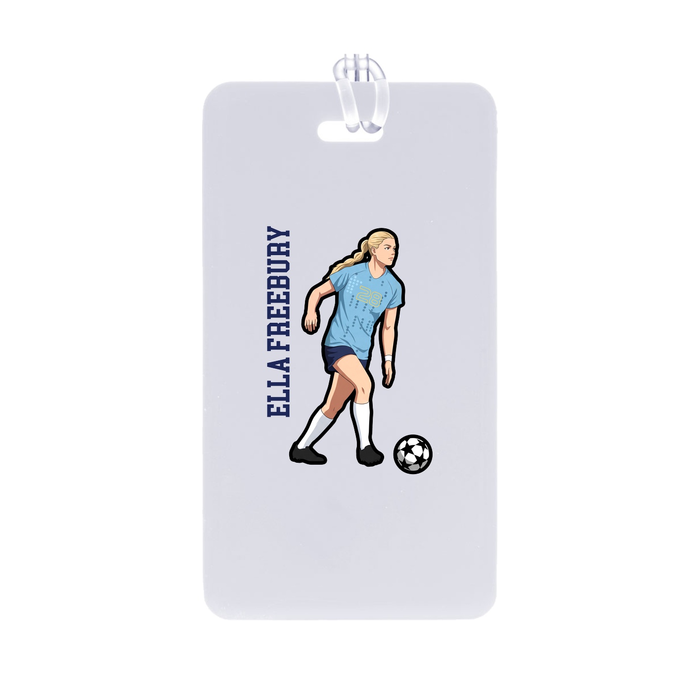 Bag Tag — Name Vertical in Classic