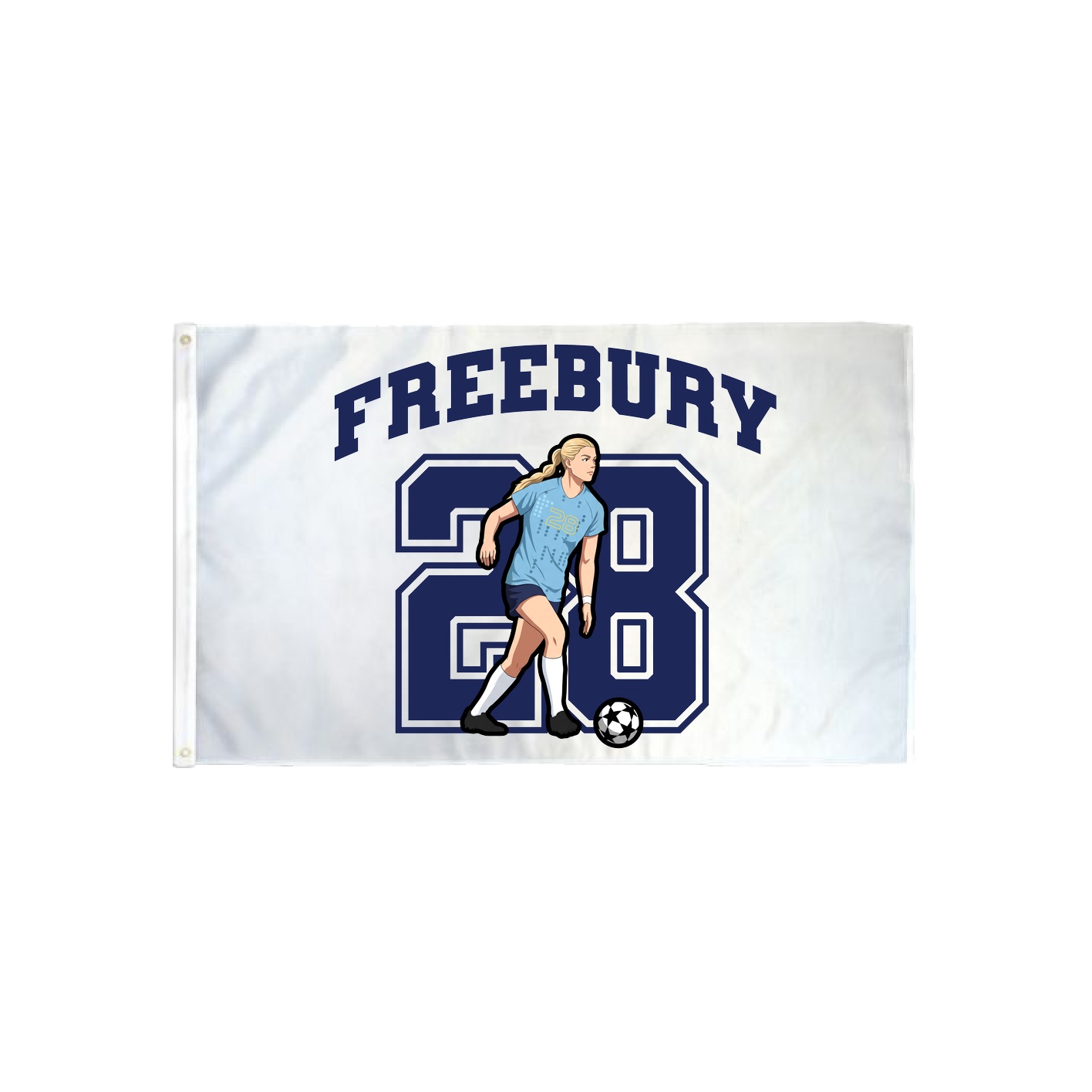 3x5 Flag — Number in Classic