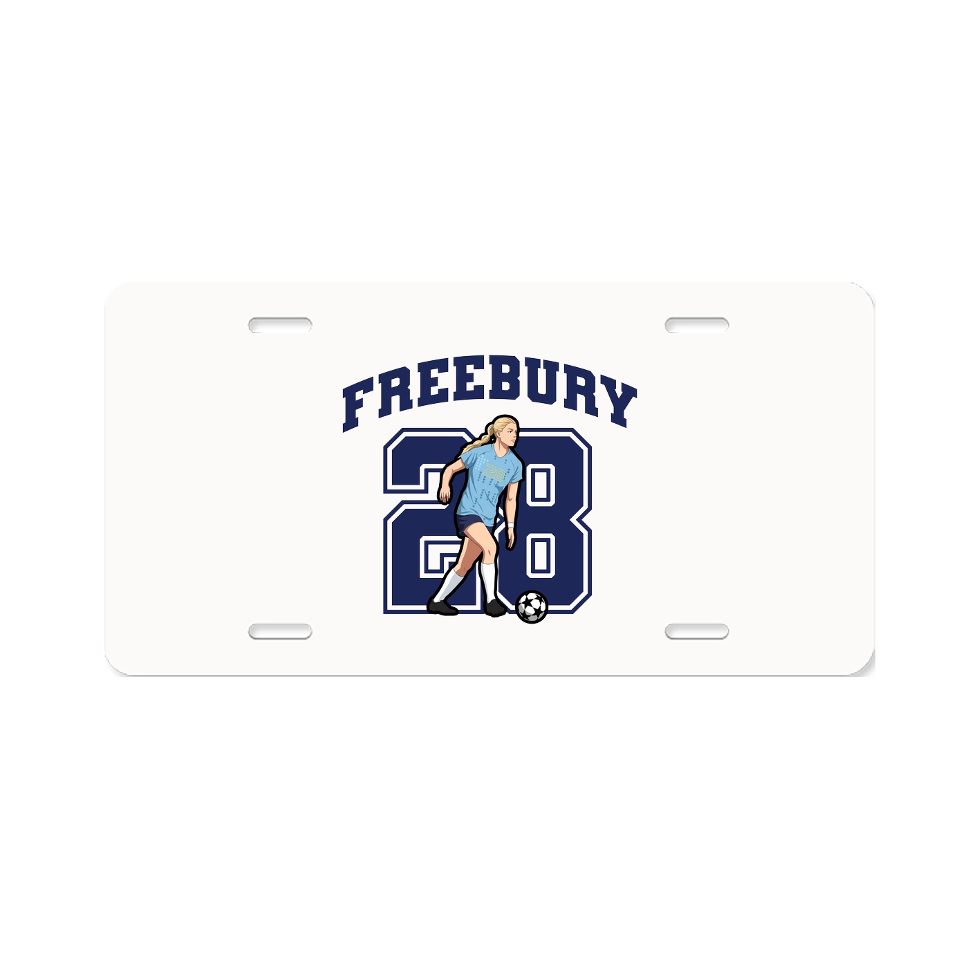 License Plate — Number in Classic