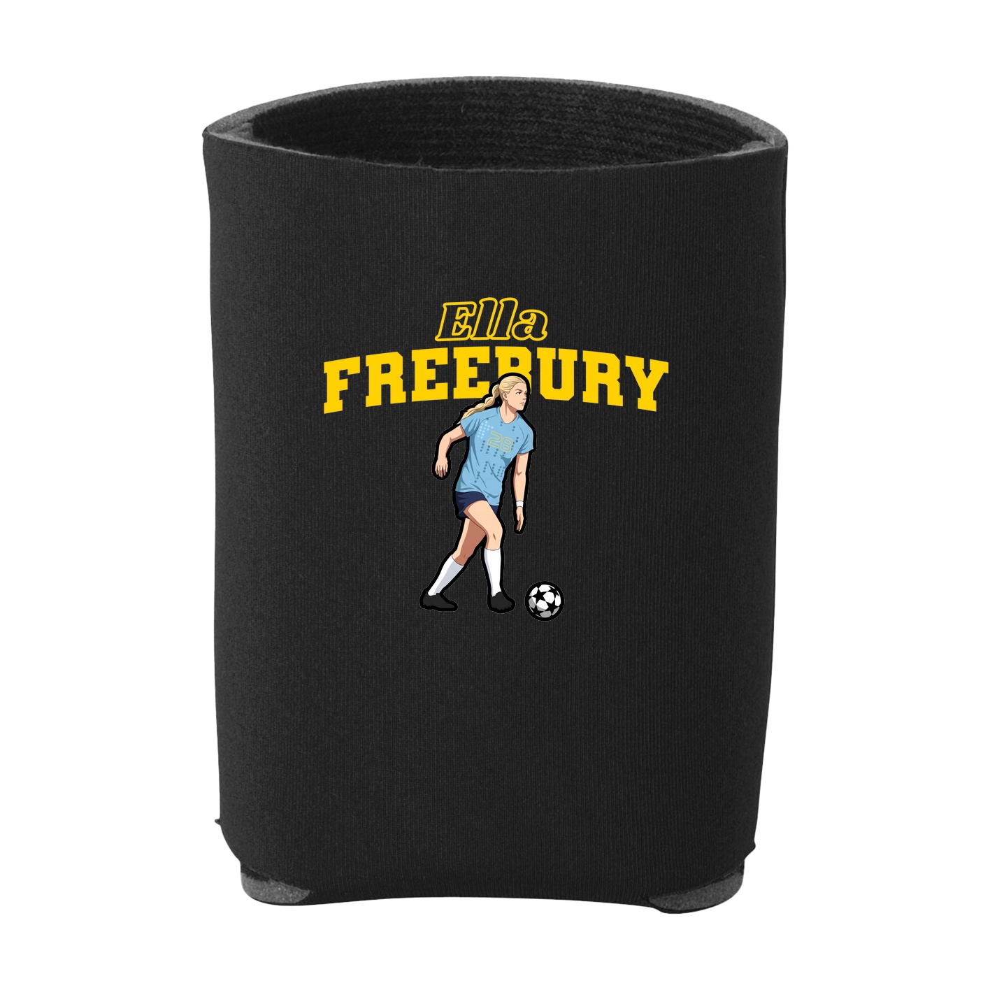 Can Holder — Name Arch in Black