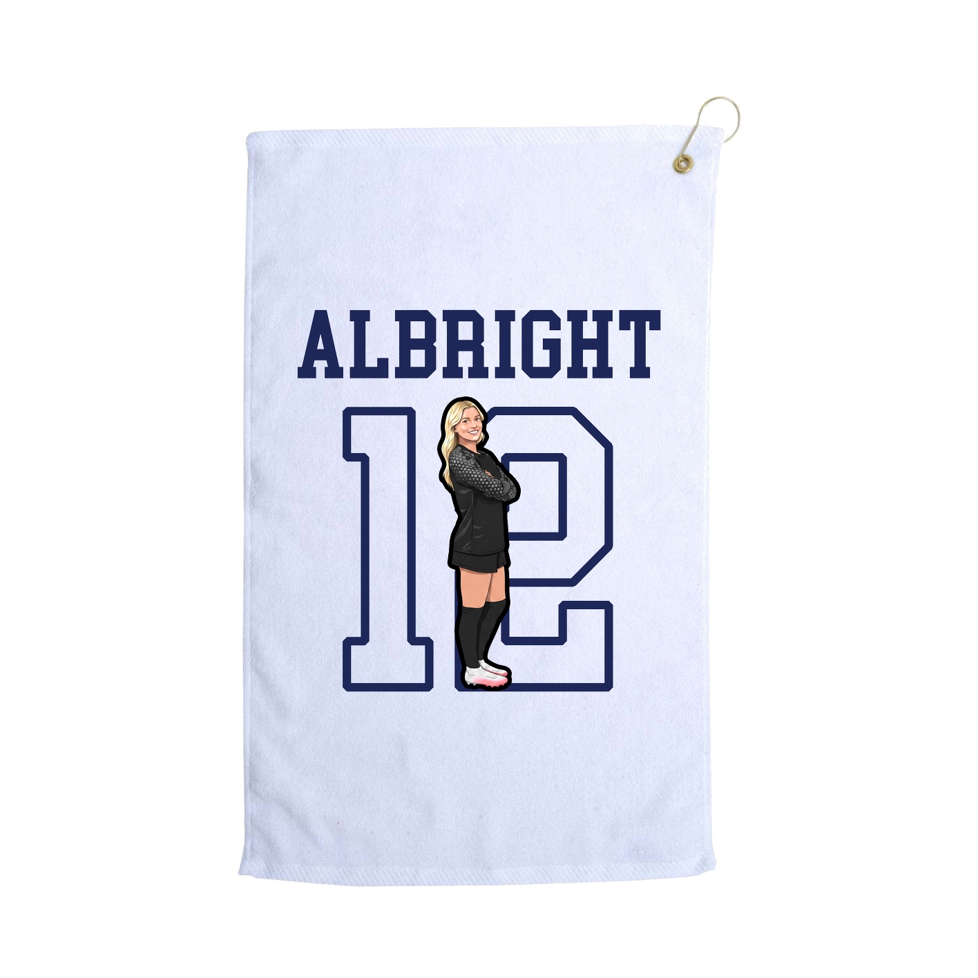 Golf Towel — Shirsey in White
