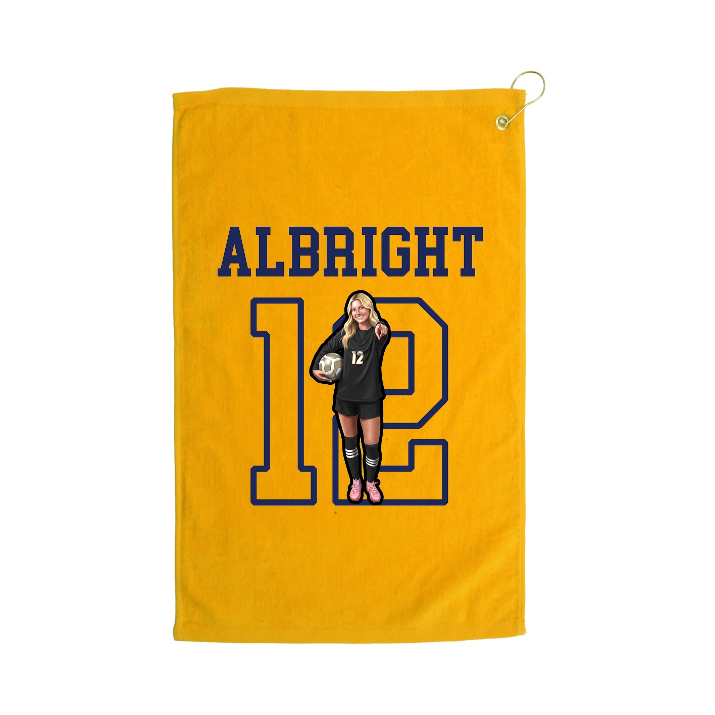 Golf Towel — Shirsey in Gold