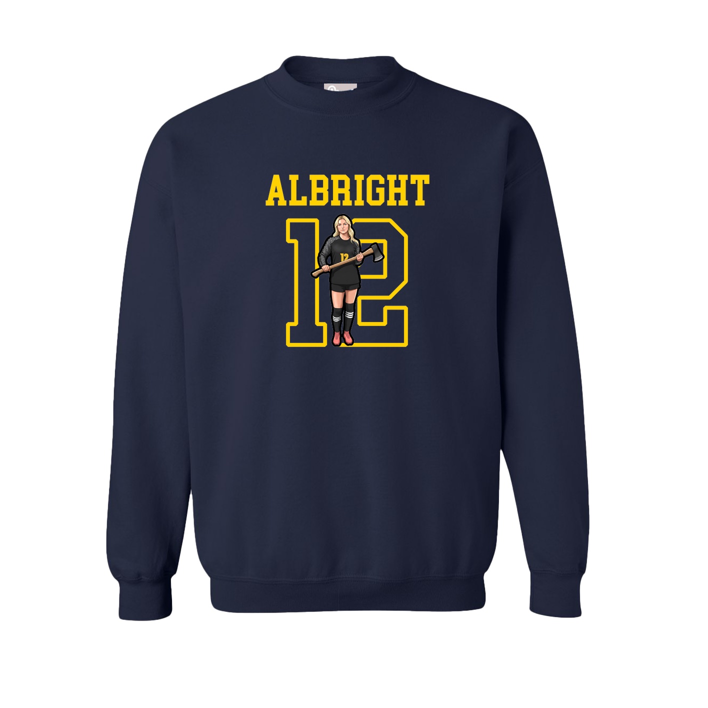 Fleece Crew — Shirsey in Navy