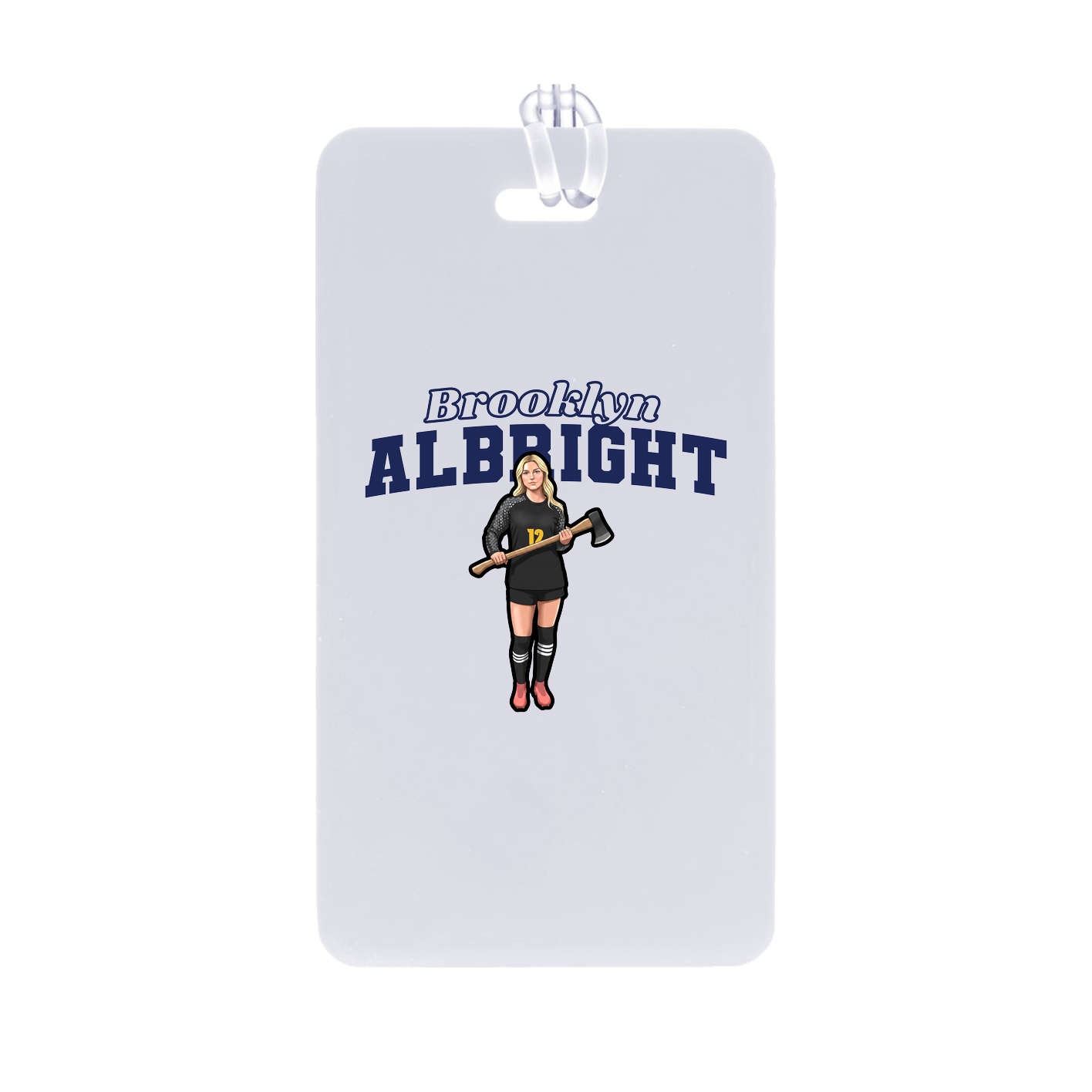 Bag Tag — Name Arch in Classic