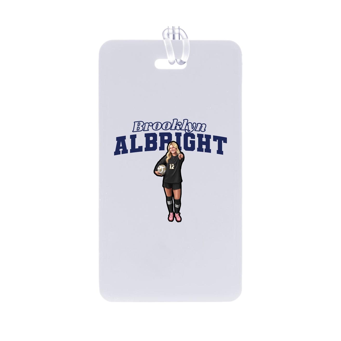 Bag Tag — Name Arch in Classic