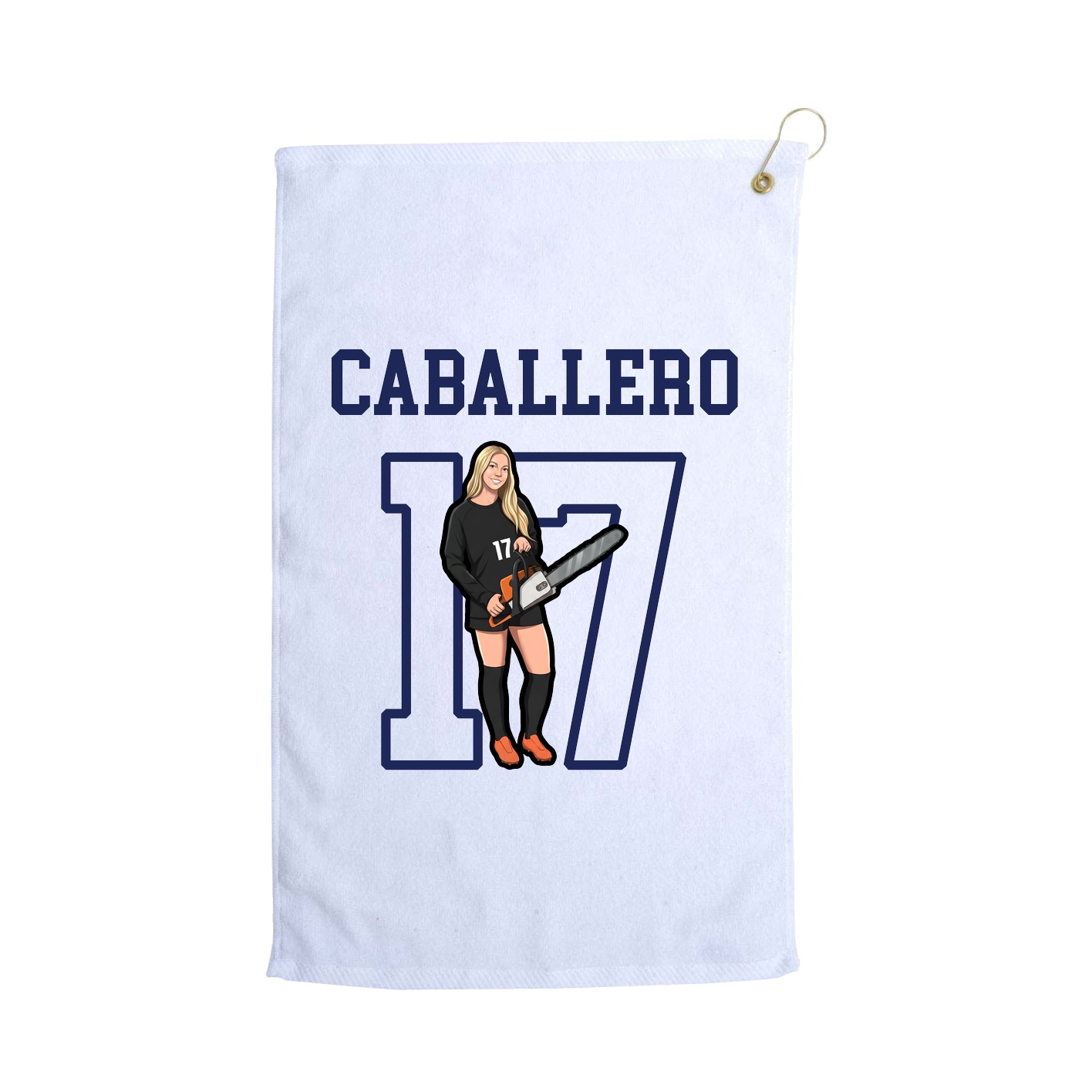 Golf Towel — Shirsey in White