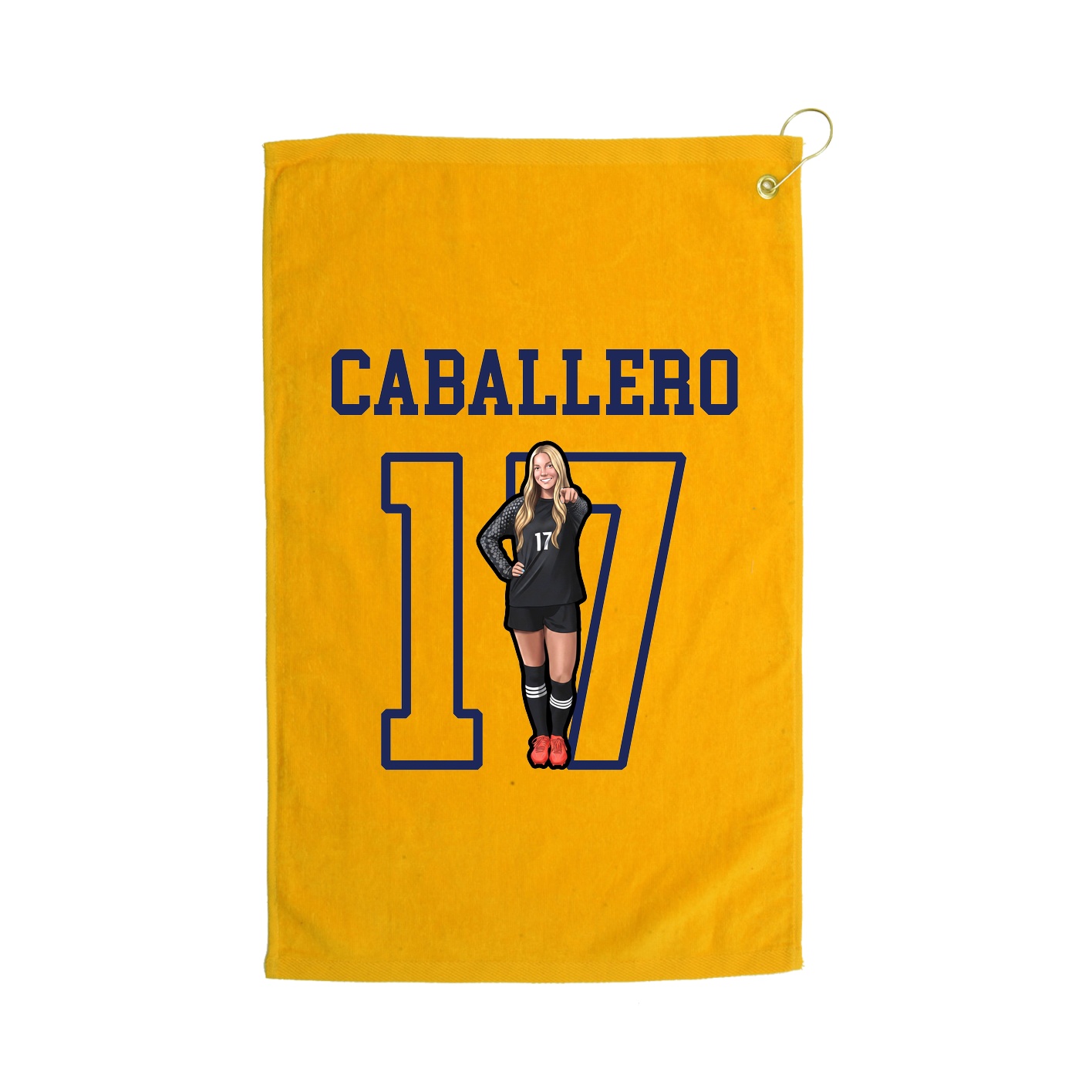 Golf Towel — Shirsey in Gold
