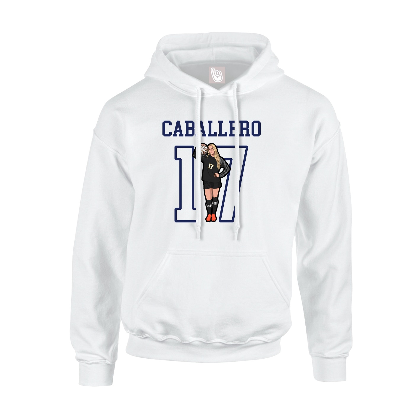 Youth Hoodie — Shirsey in White