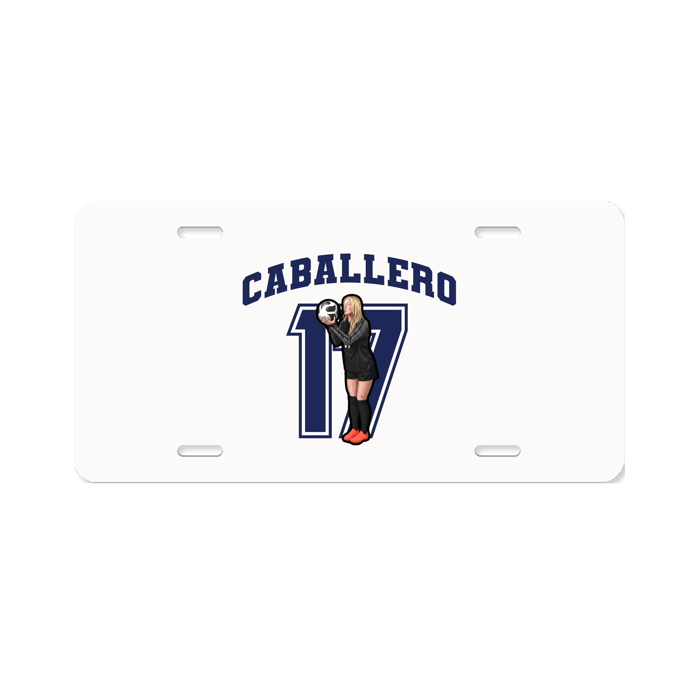 License Plate — Number in Classic