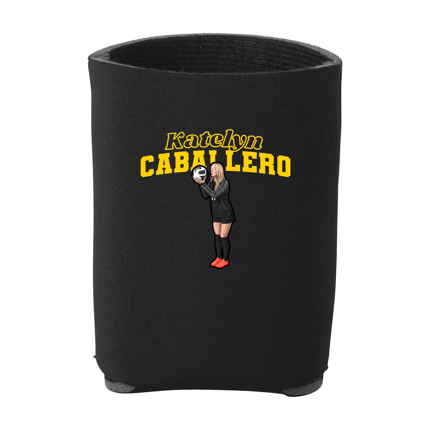 Can Holder — Name Arch in Black