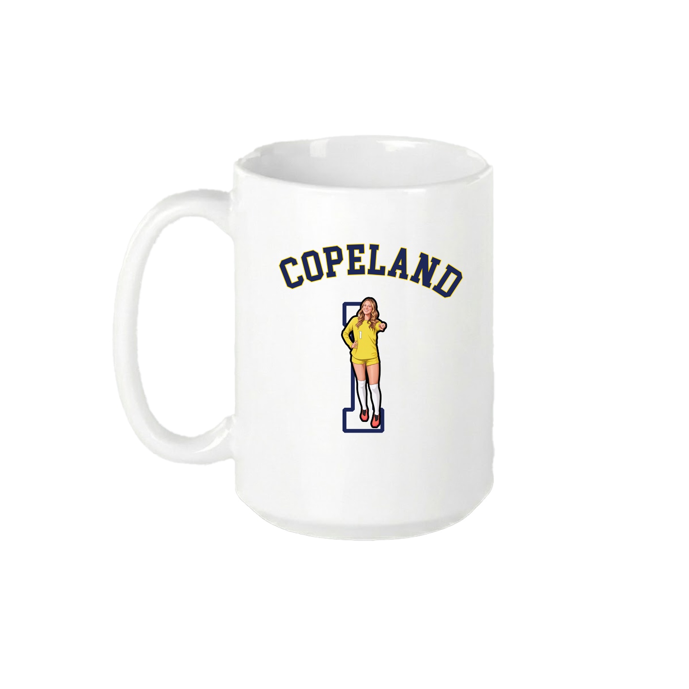 15oz Coffee Mug — Shirsey Arch in White