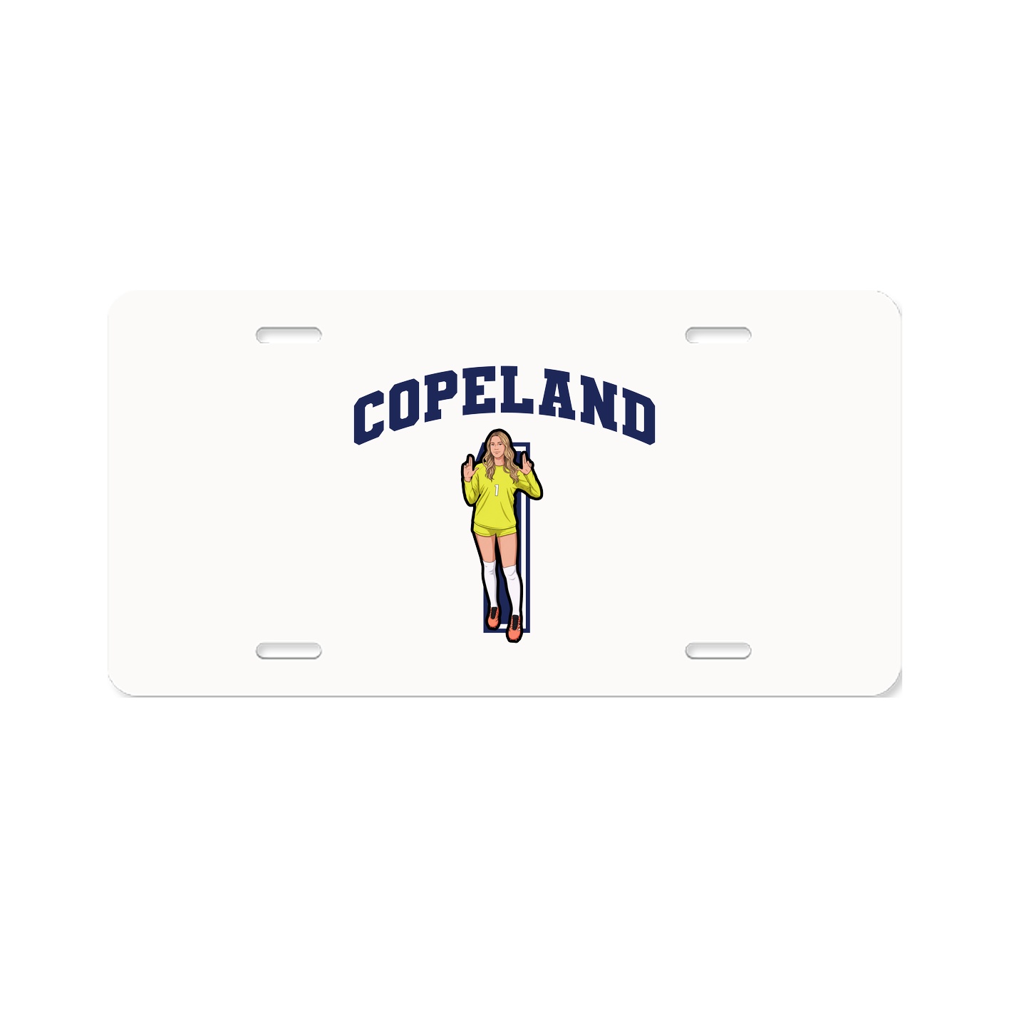 License Plate — Number in Classic