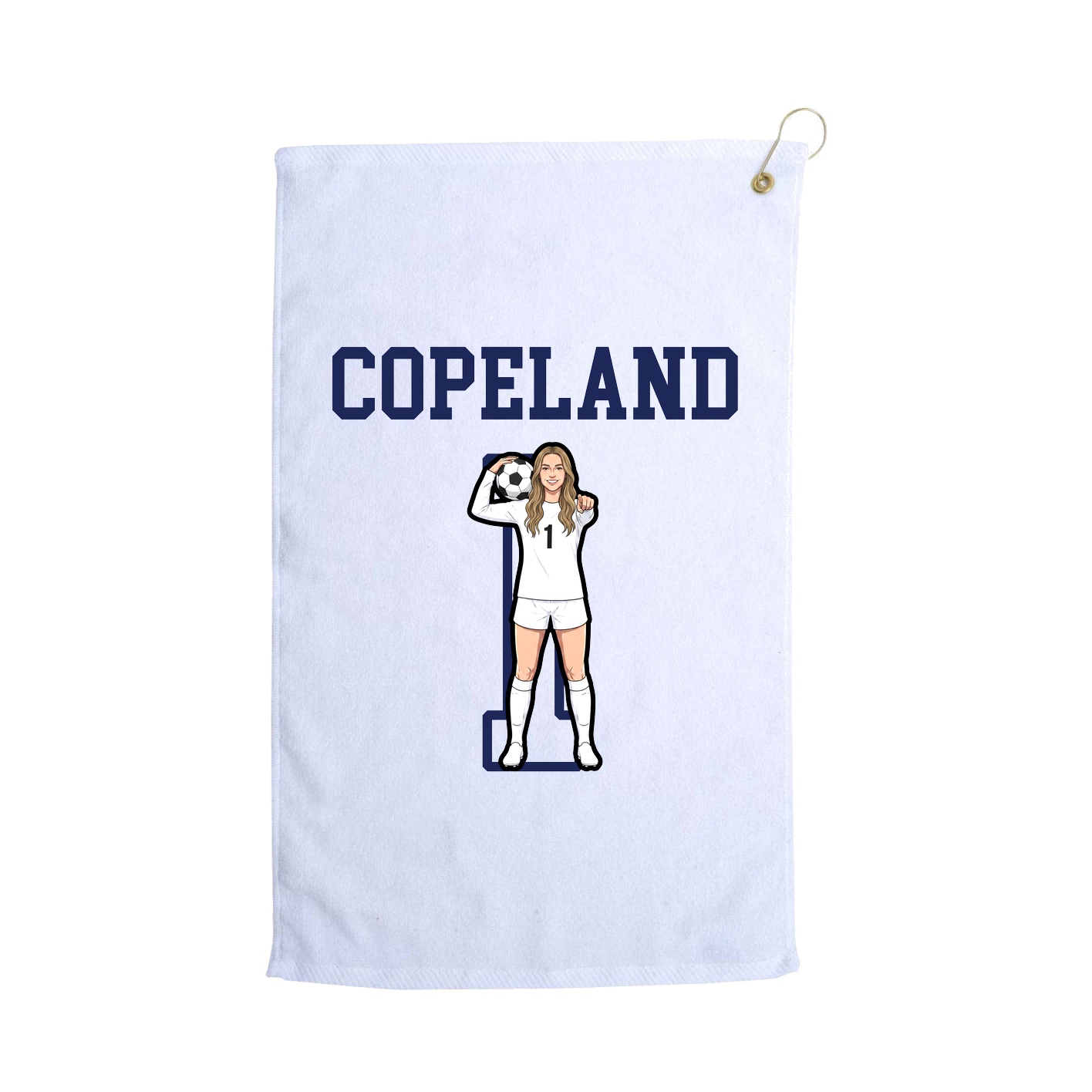 Golf Towel — Shirsey in White