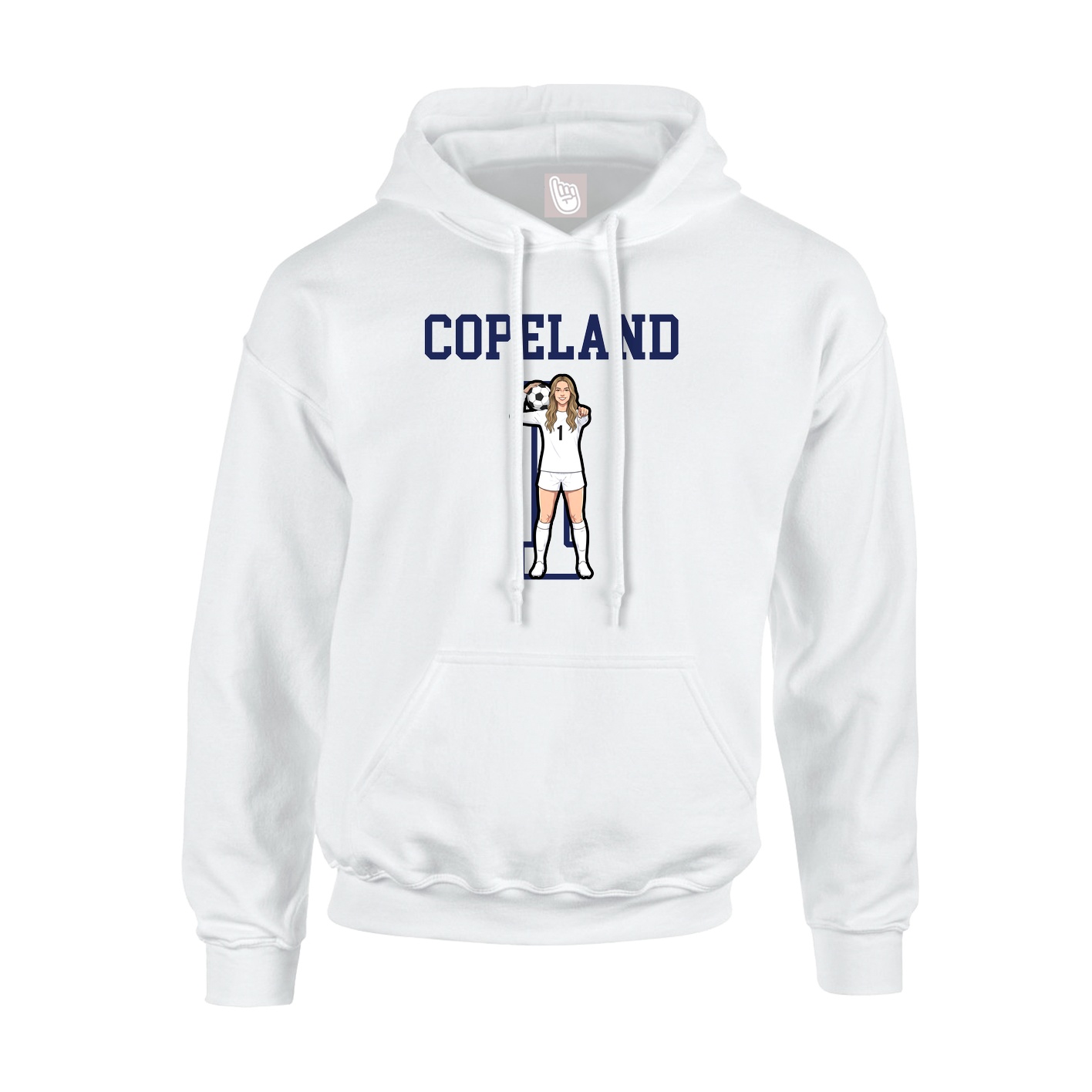 Hoodie — Shirsey in White