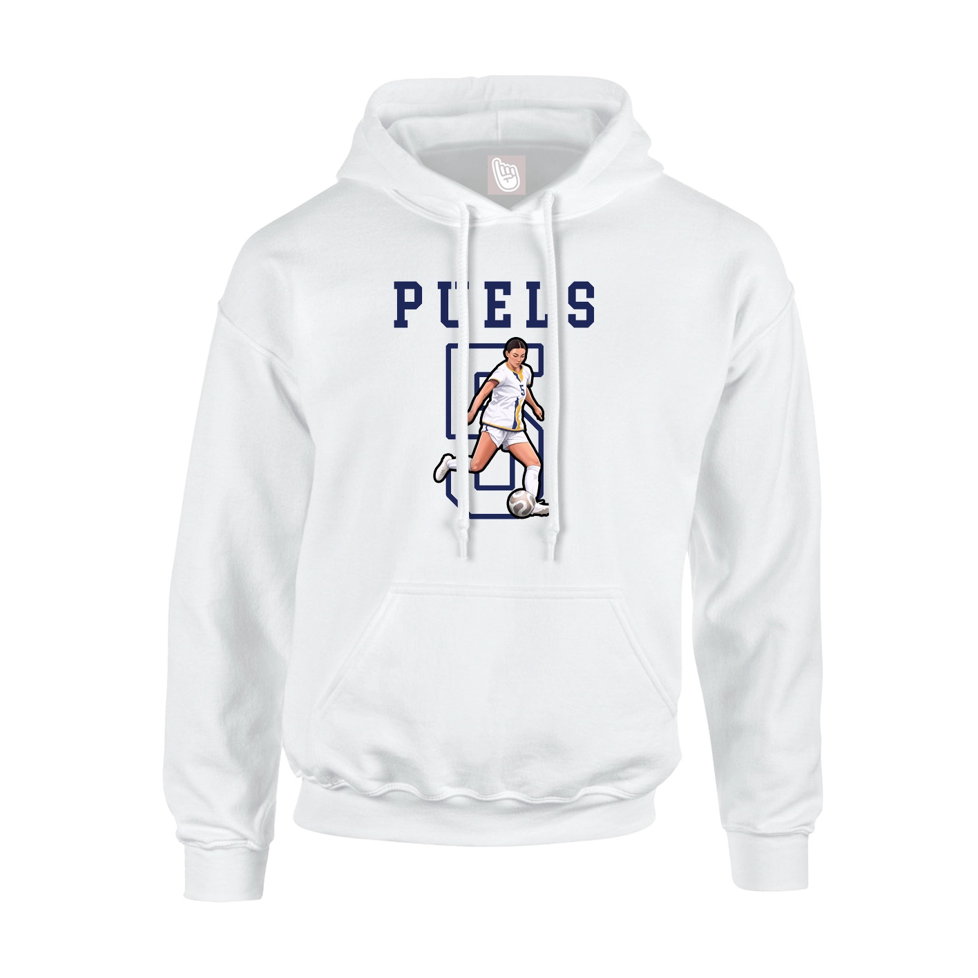 Hoodie — Shirsey in White