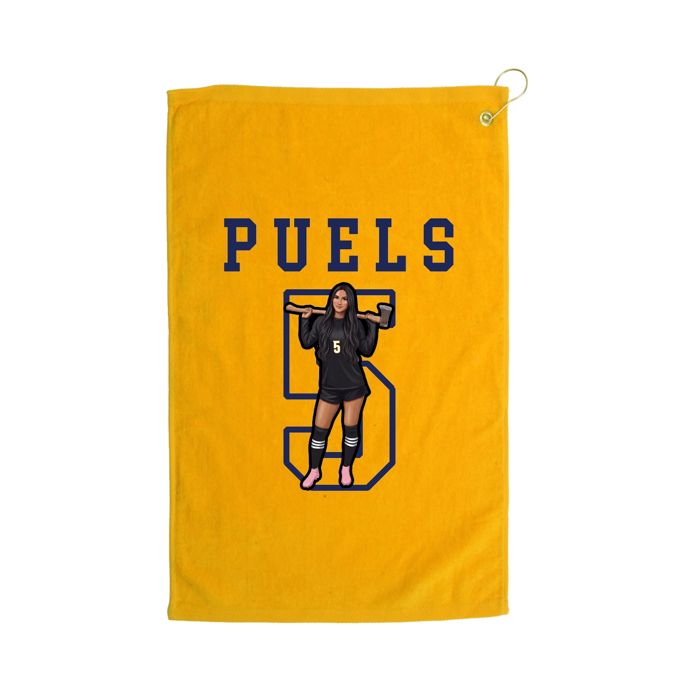Golf Towel — Shirsey in Gold