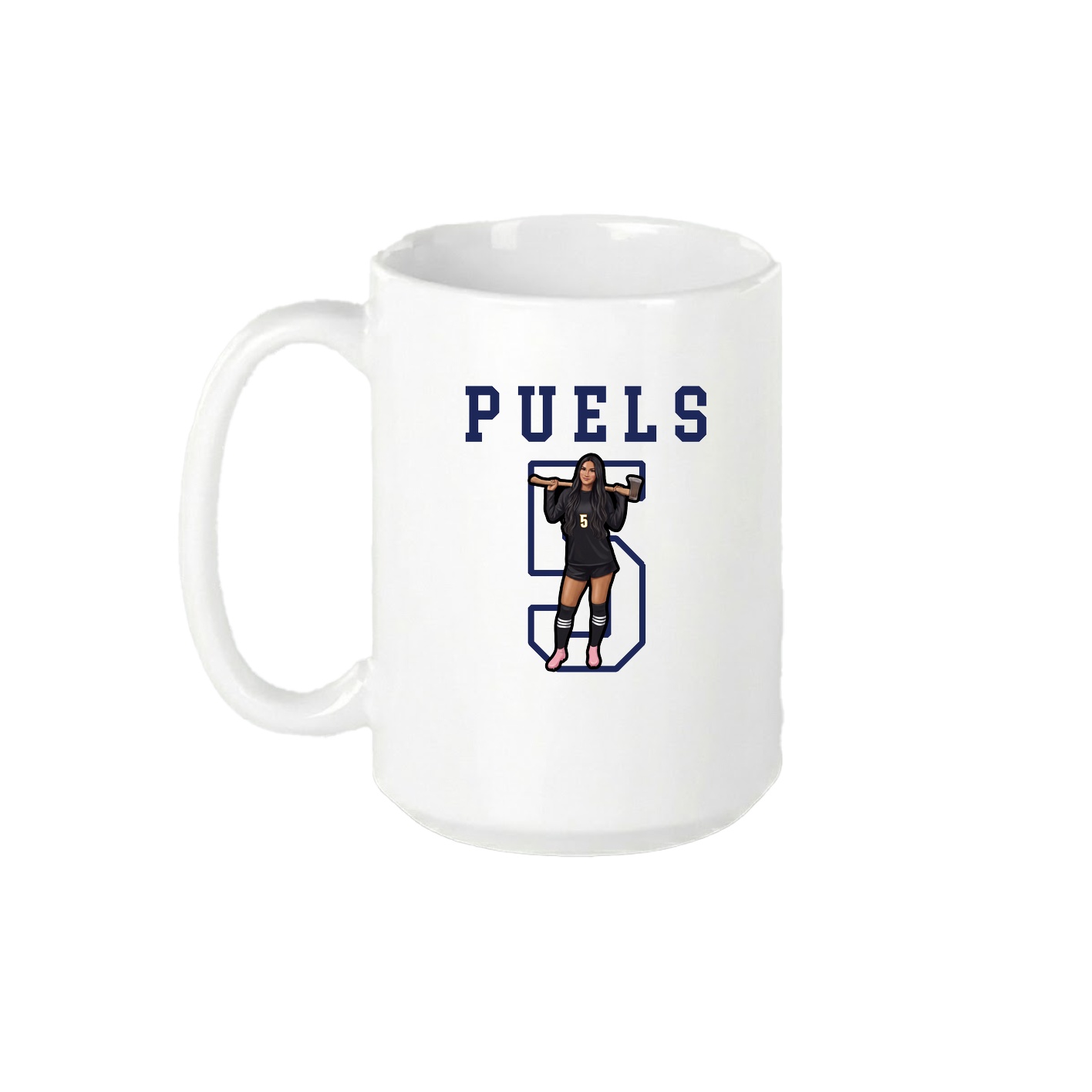 15oz Coffee Mug — Shirsey in White
