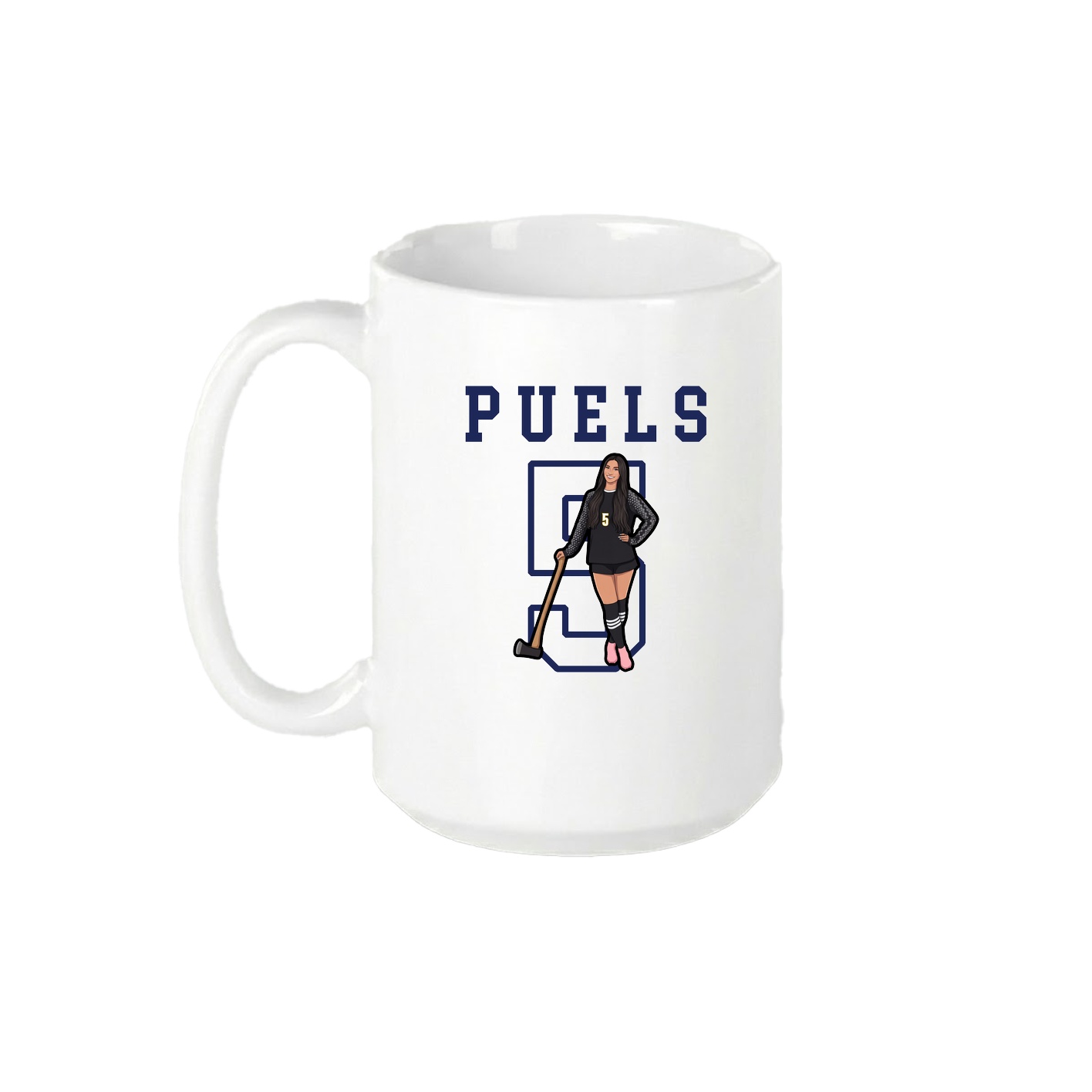 15oz Coffee Mug — Shirsey in White