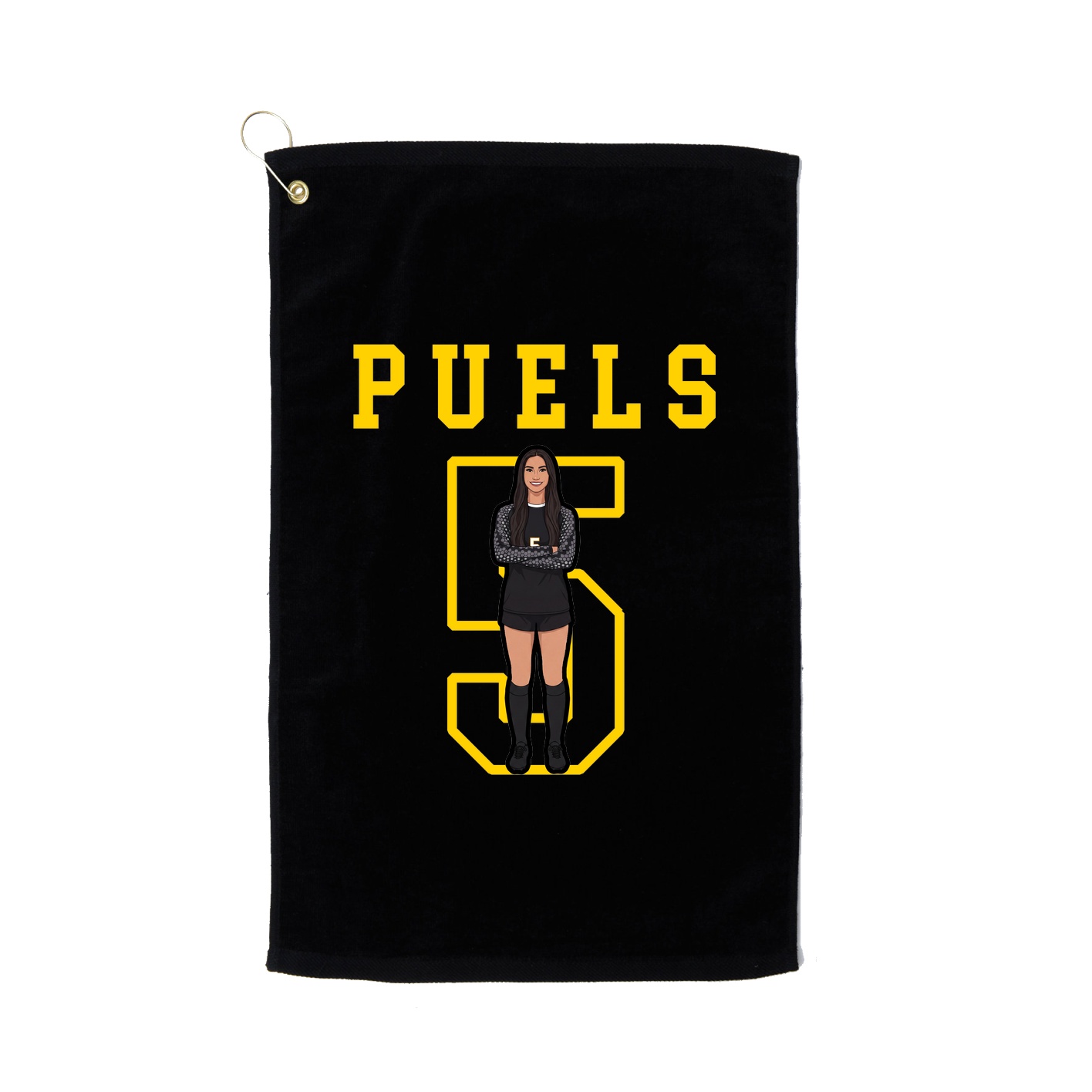 Golf Towel — Shirsey in Black