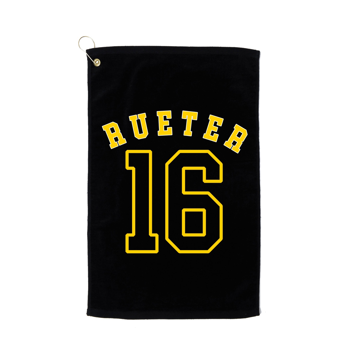 Golf Towel — Shirsey Arch in Black