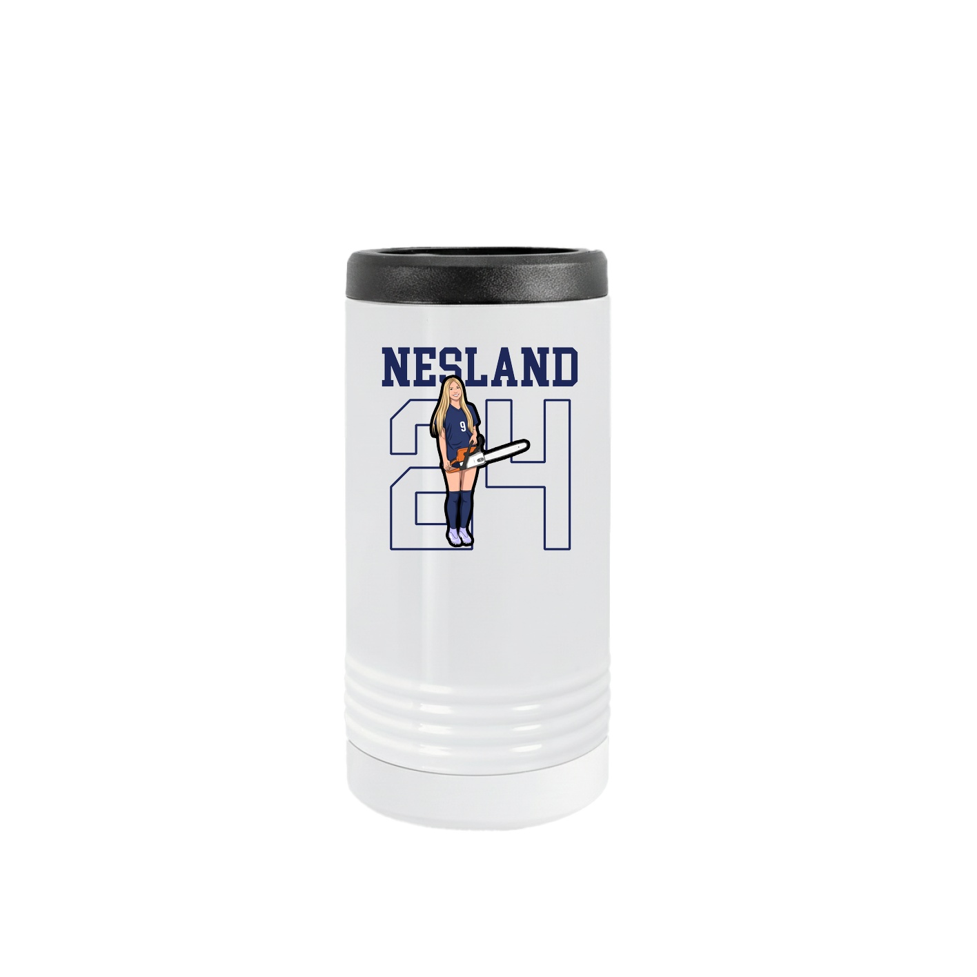 Slim Beverage Holder — Shirsey in White